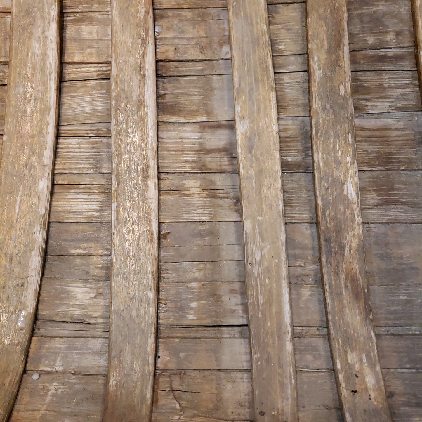 Repurposed Antique Birch Bark Canoe