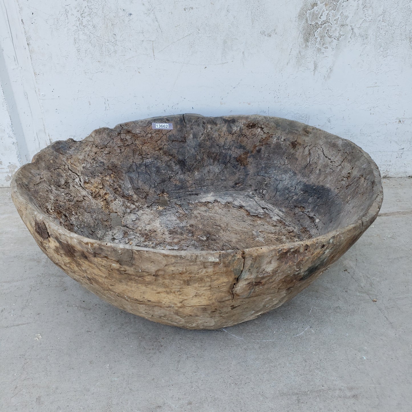 Large Wooden Turkish Bowl