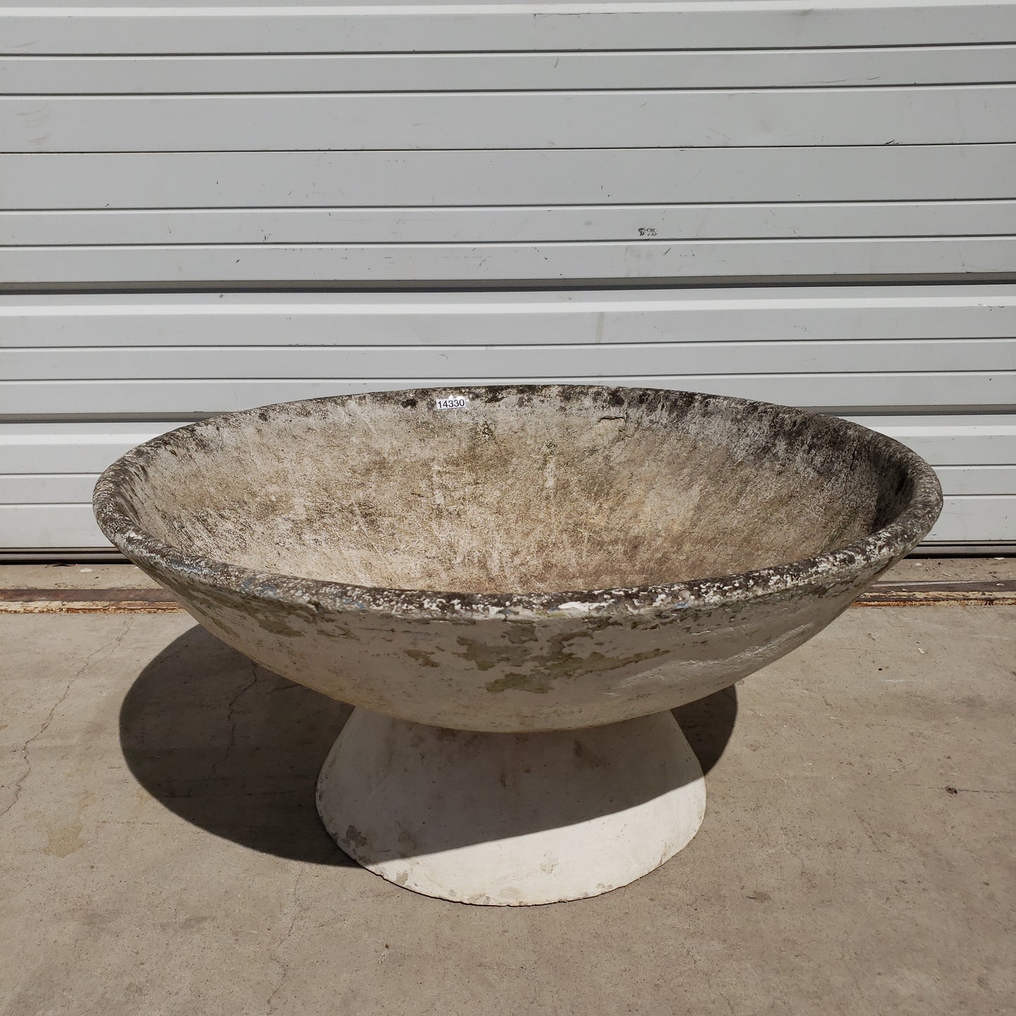 Round Willy Guhl Bowl Planter on Base