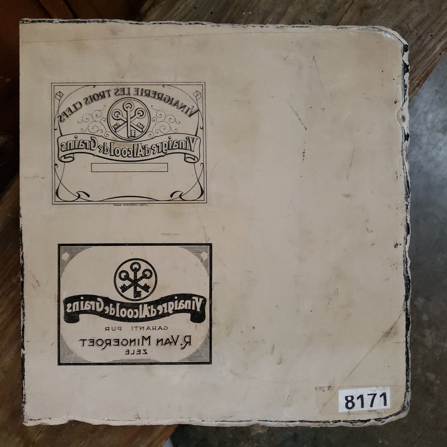 Litho Stone "R. Van Mingeroet"