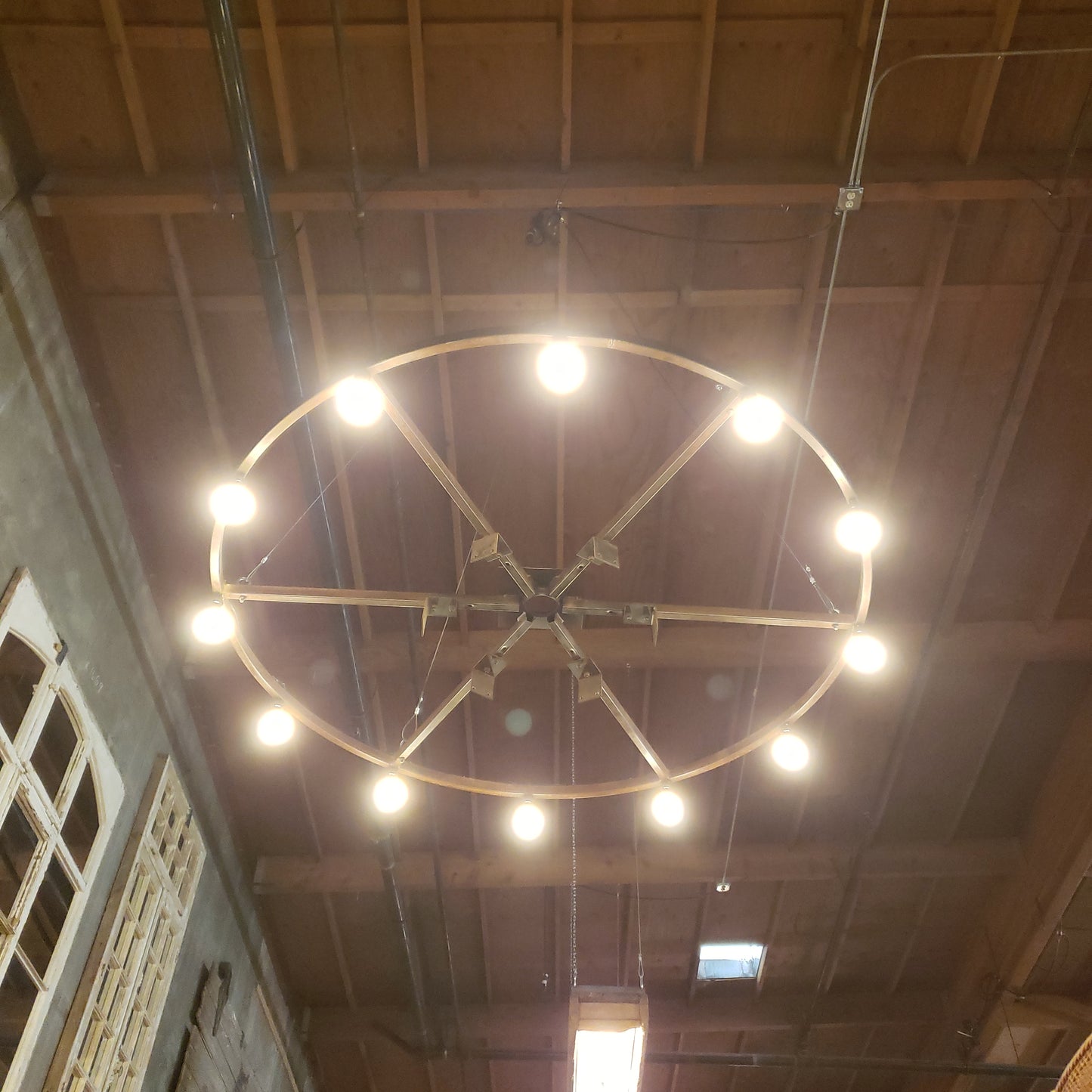 Repurposed Industrial Chandelier / Pendant Light