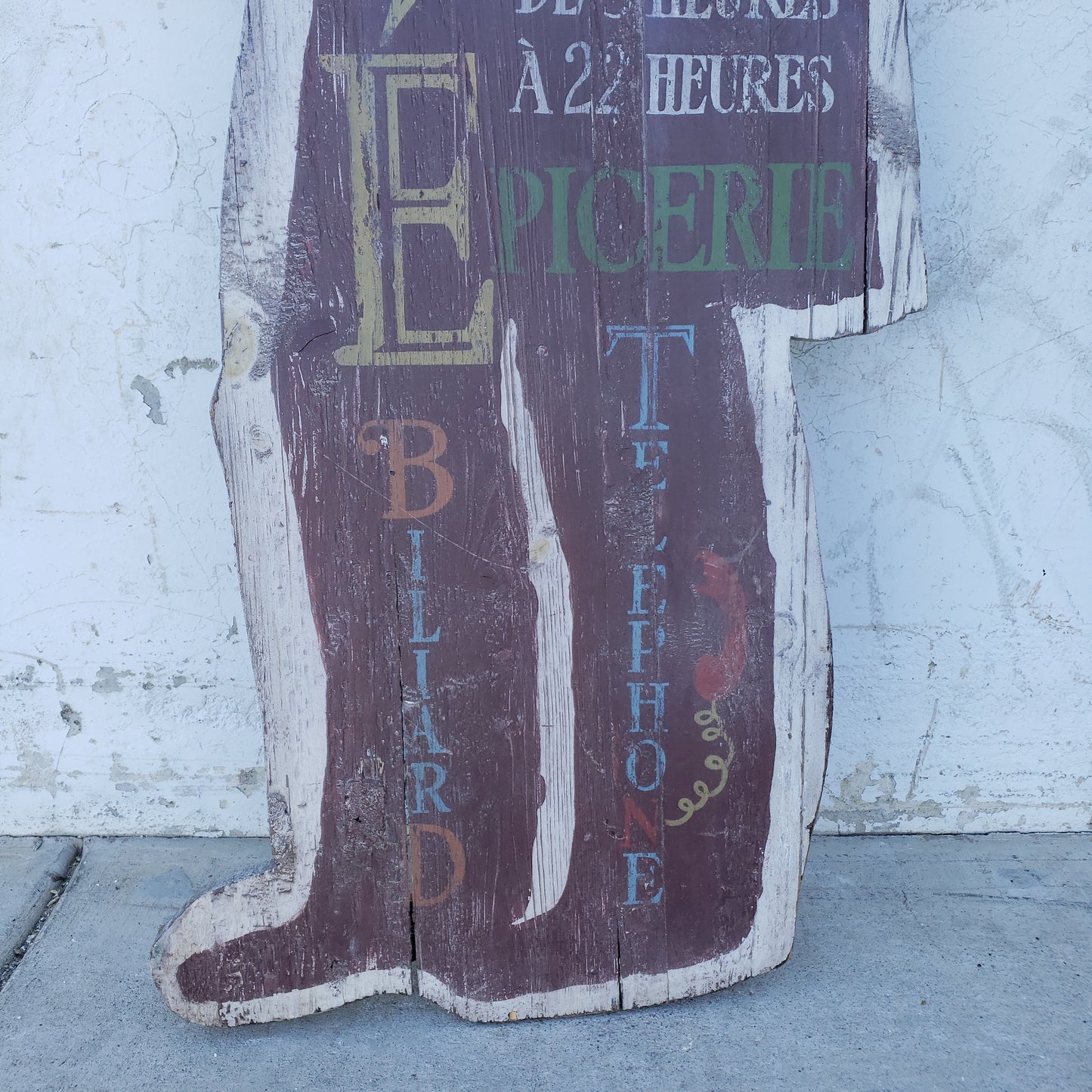 Folding Wooden Bar Tabac Waiter Restaurant Sign