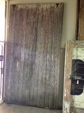 Antique 14 Panel Single Barn Door