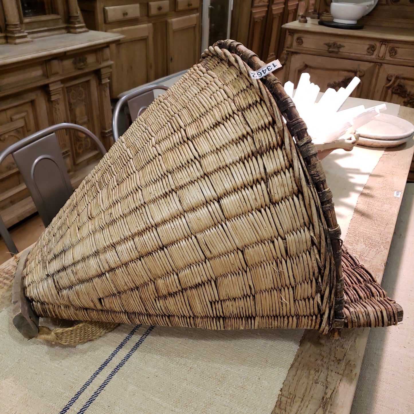 Wicker Gathering Basket