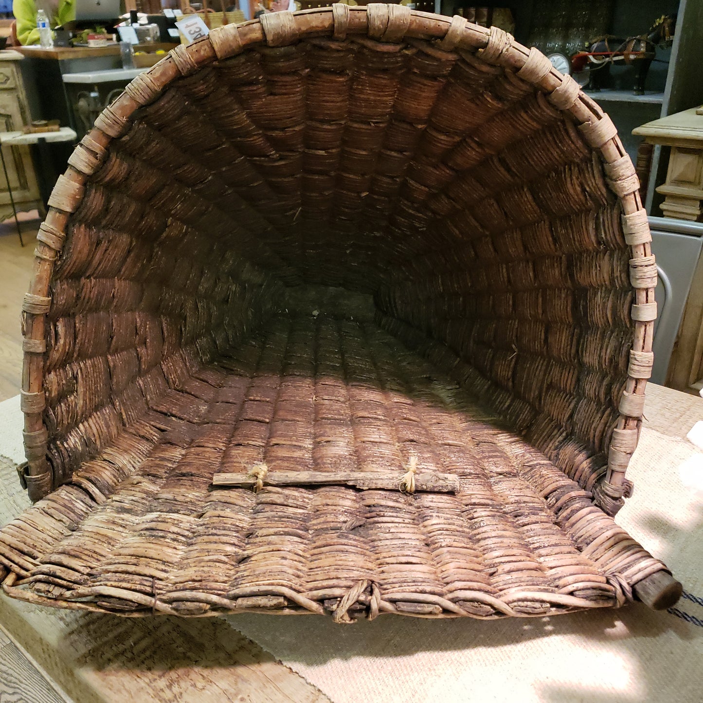 Wicker Gathering Basket