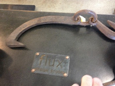 Hook, 14" with ring & small hook on end
