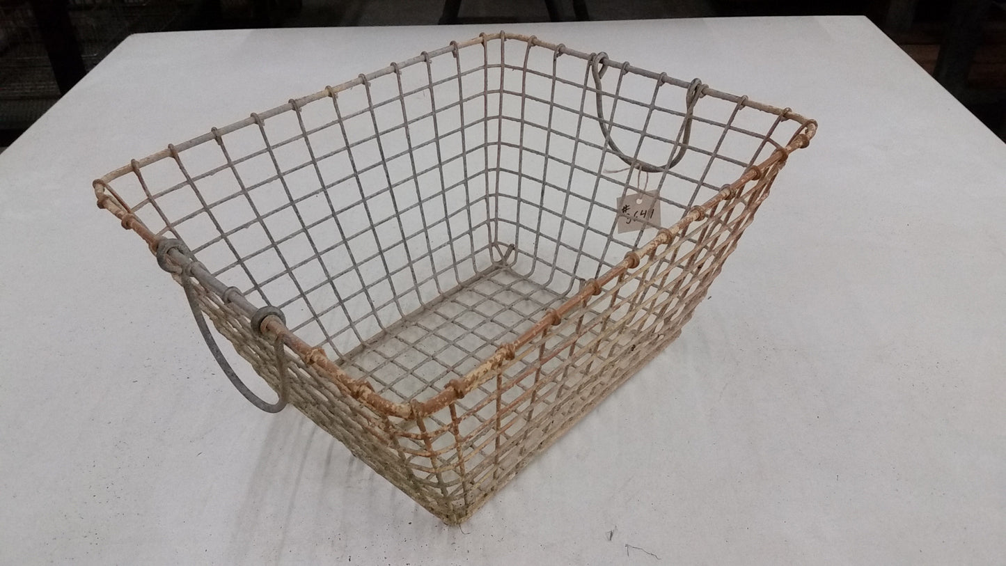 Rectangular Basket with Handles