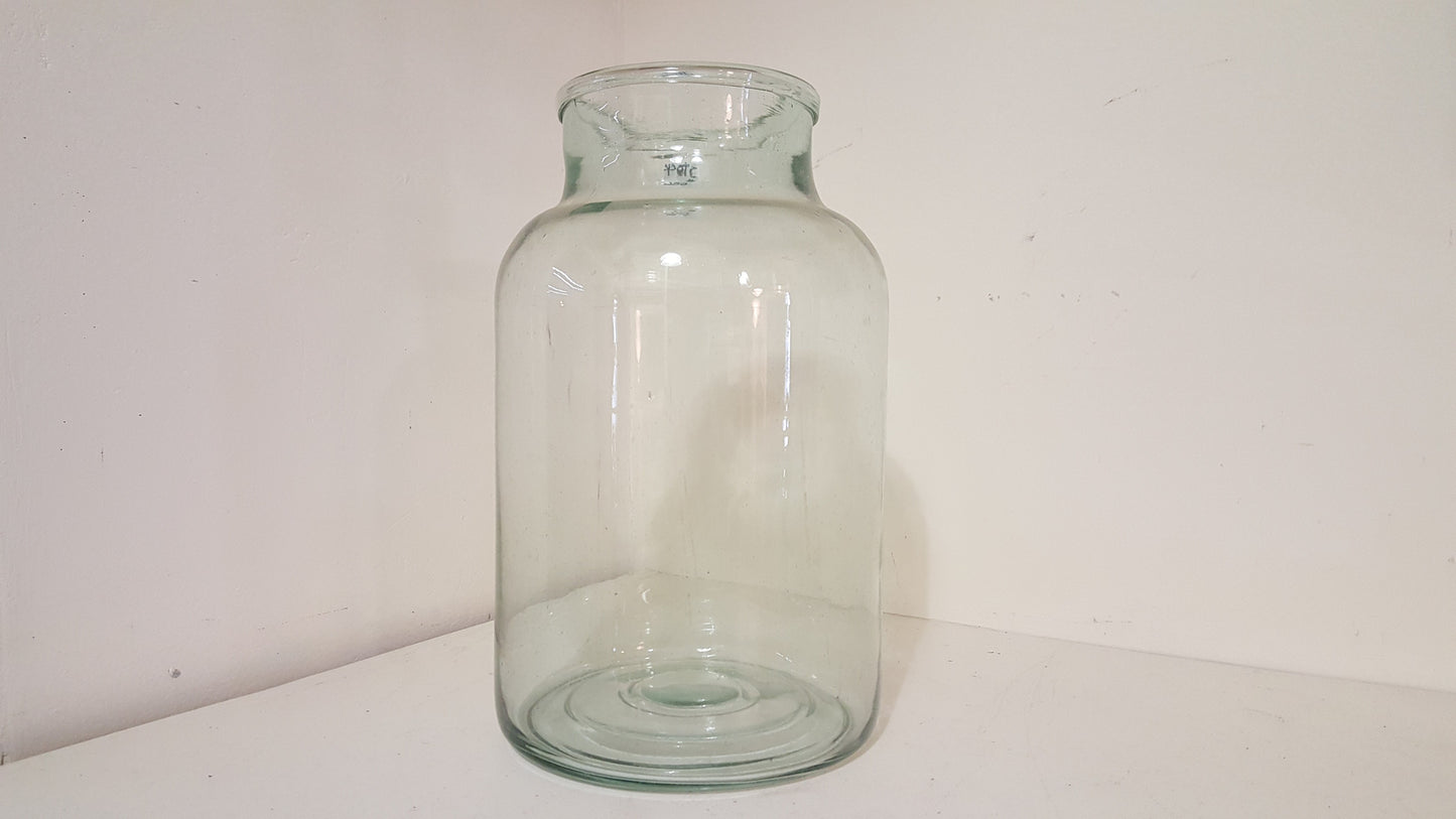 Large Austrian Glass Jar