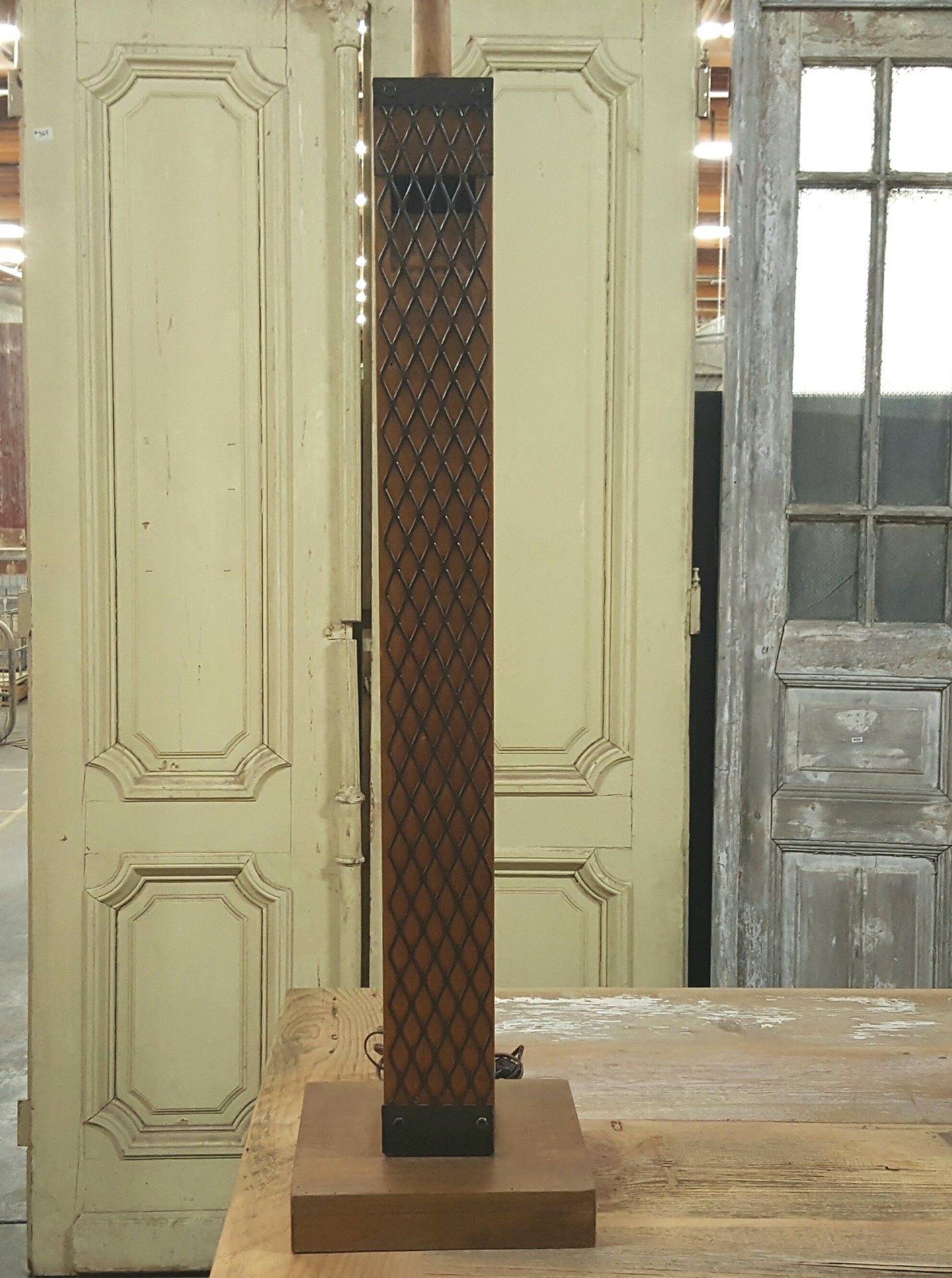 Repurposed Organ Pipe Floor Lamp / Light