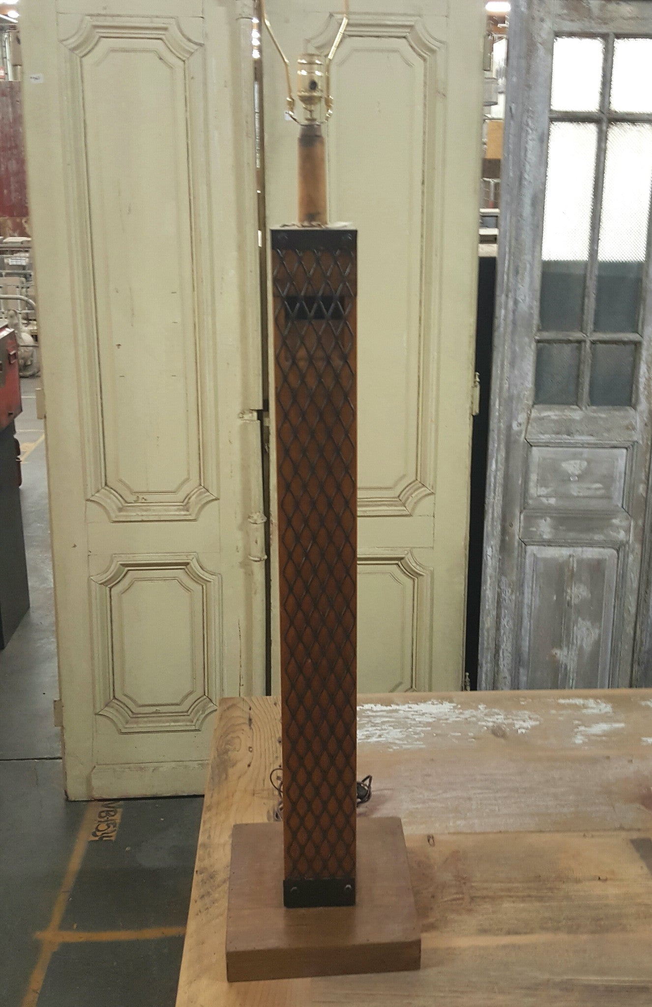 Repurposed Organ Pipe Floor Lamp / Light