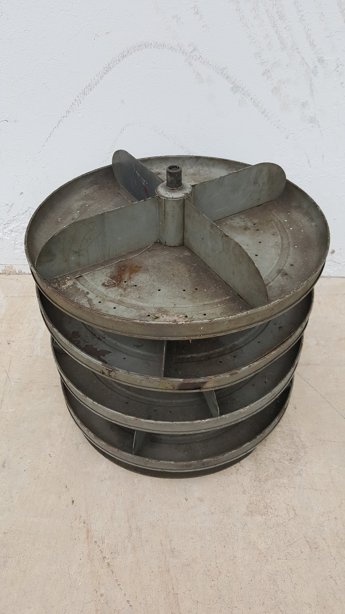 4 Tier Metal "Rotabin" Revolving Bin