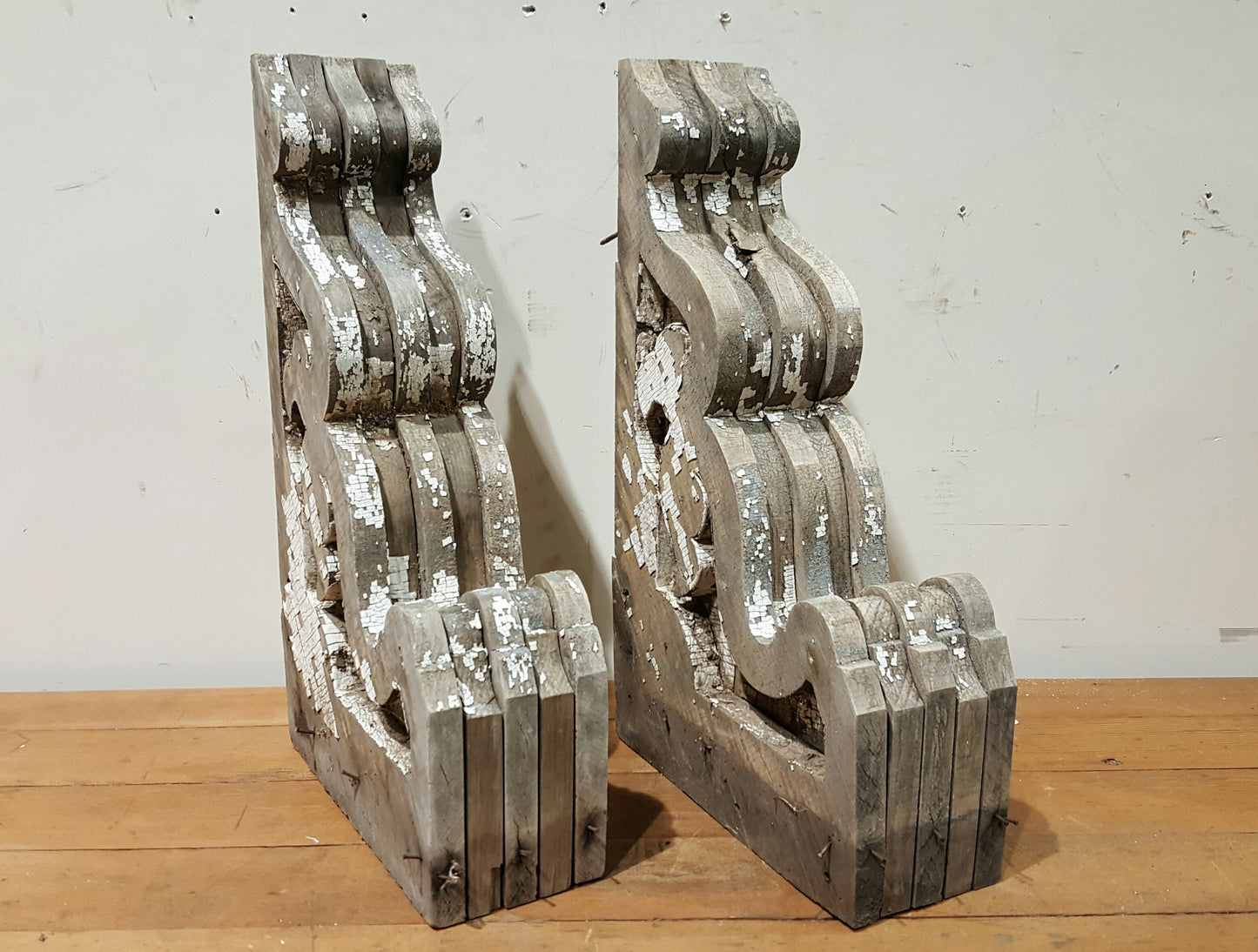 Antique Wooden Corbels