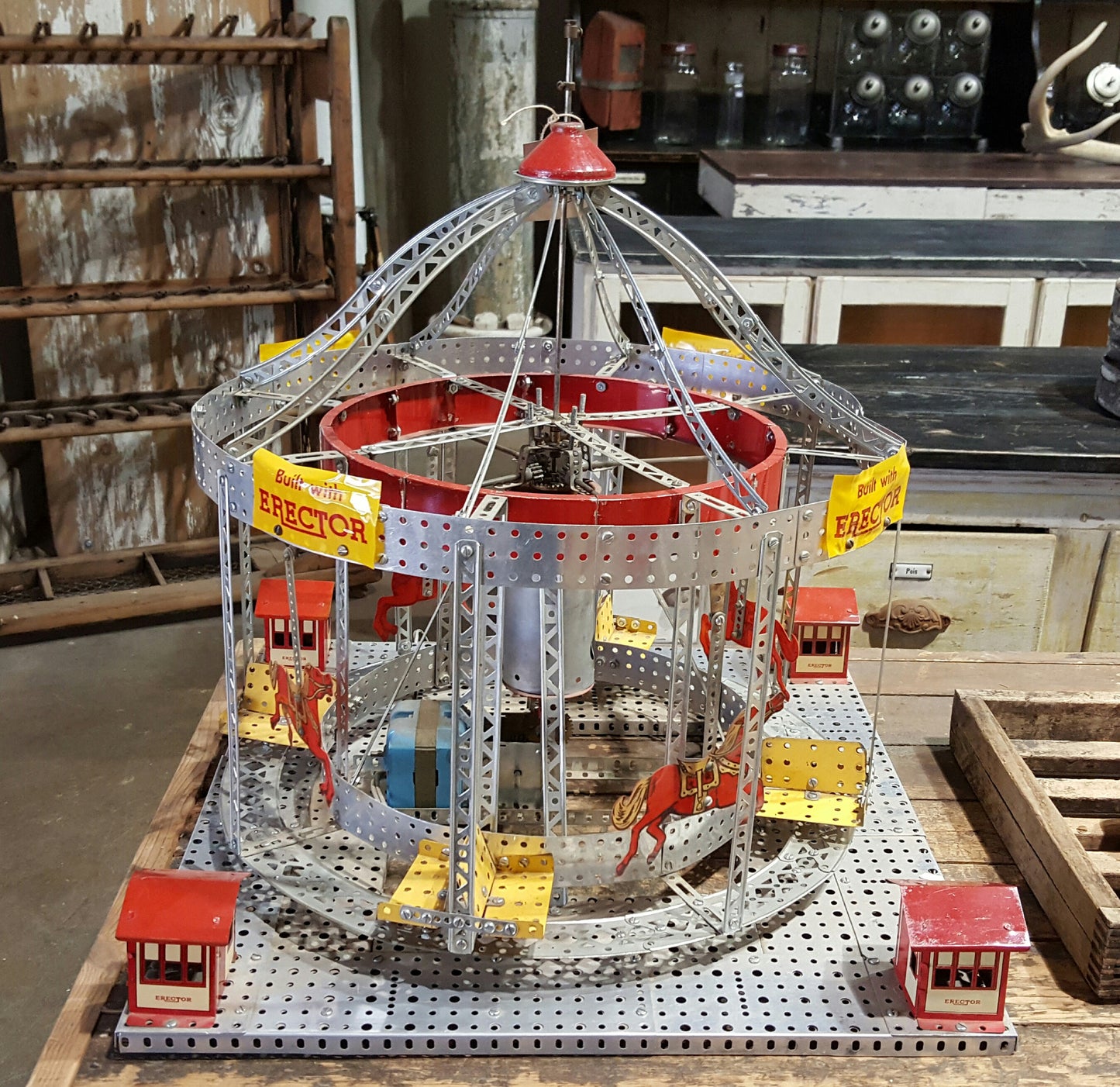 Children's Erector Set Merry-Go-Round