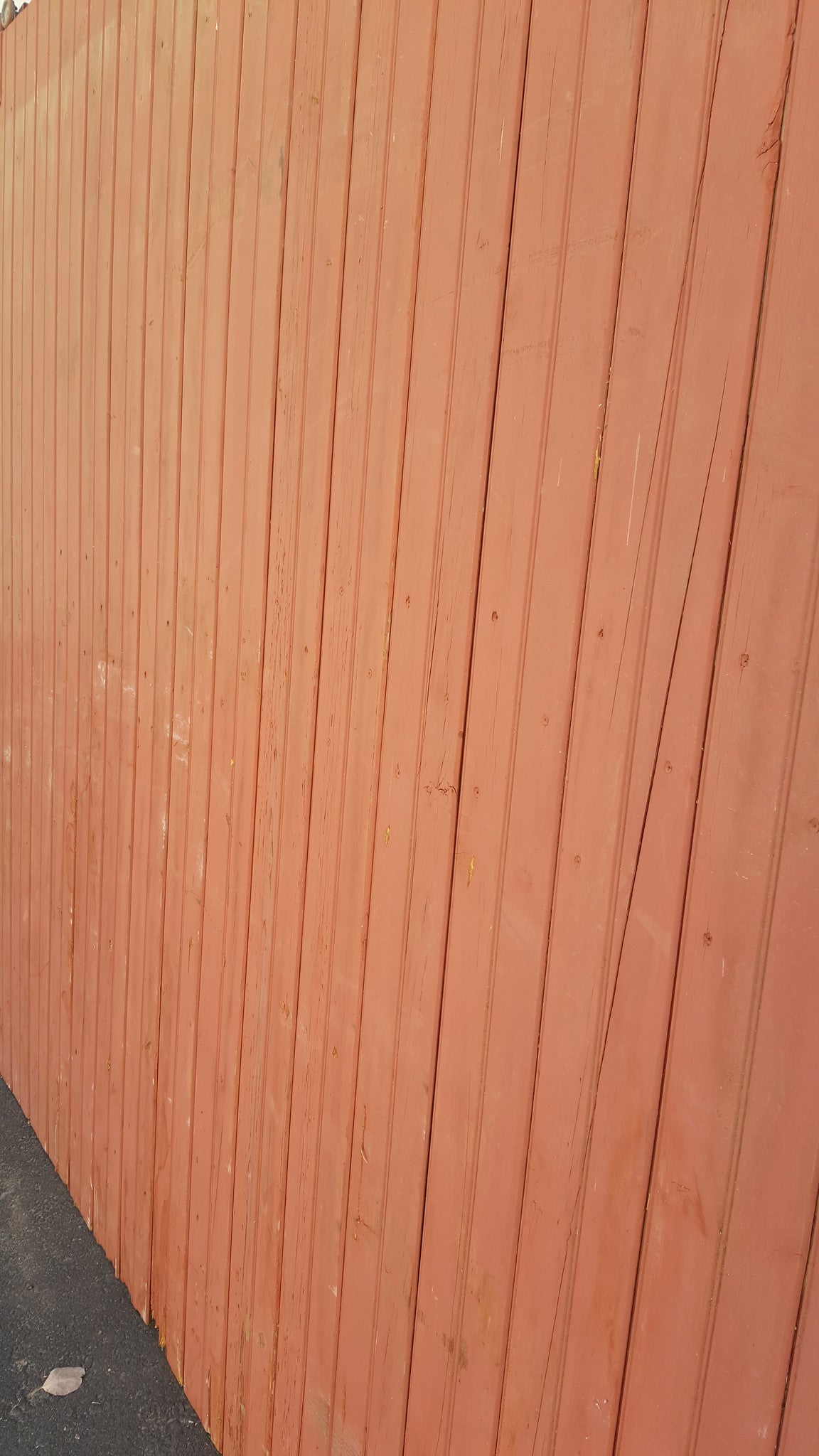 Red Single Barn Door
