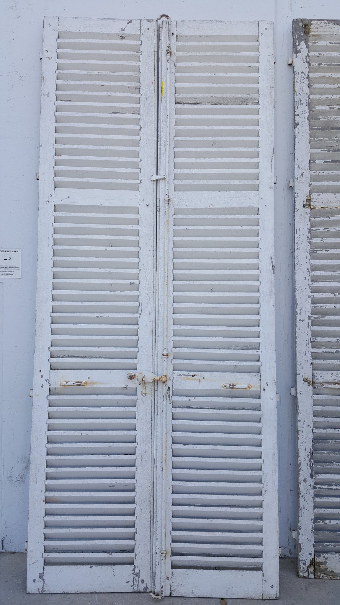 Pair of French Oak Shutters