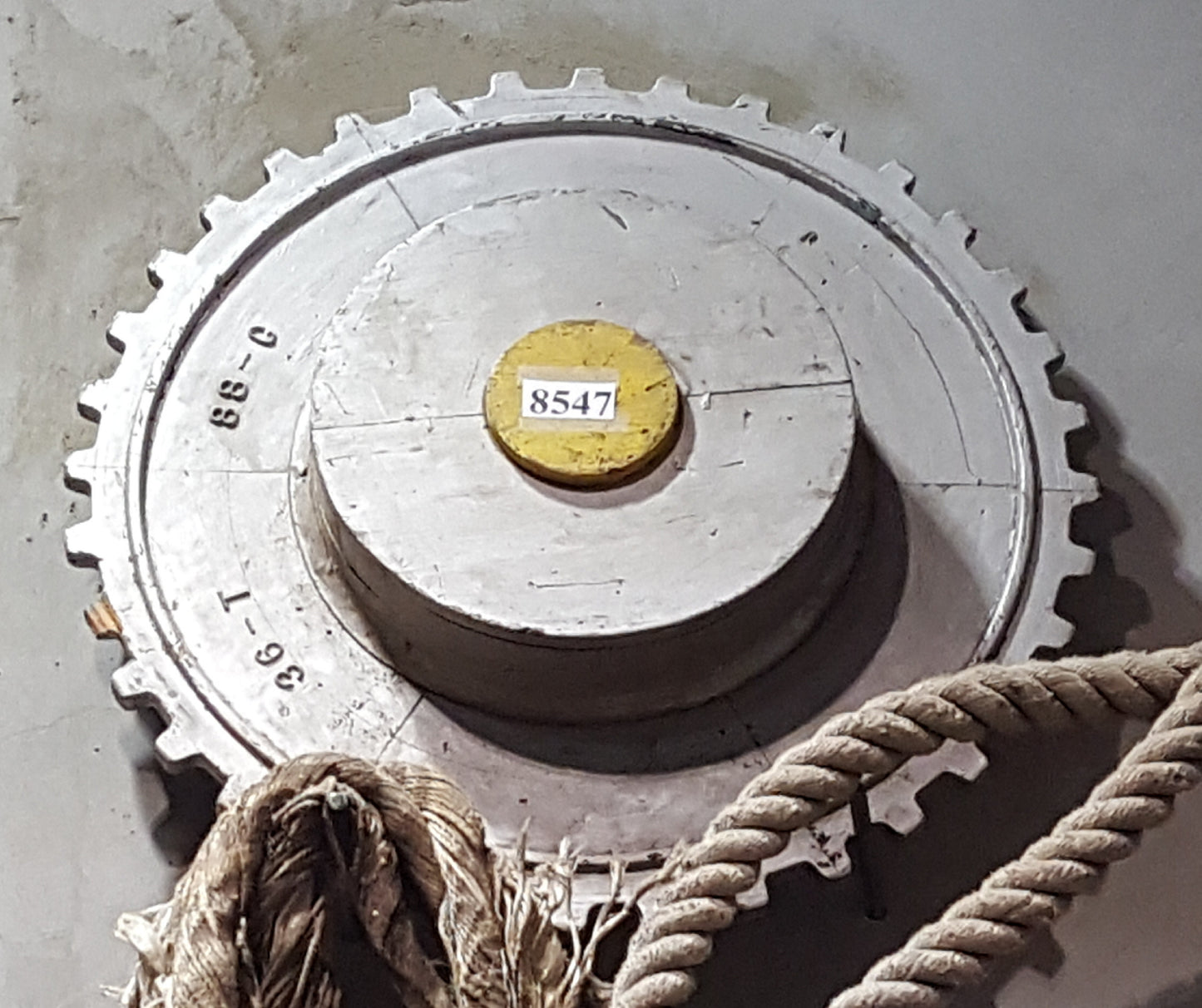 Silver Painted Wooden Industrial Foundry Mold