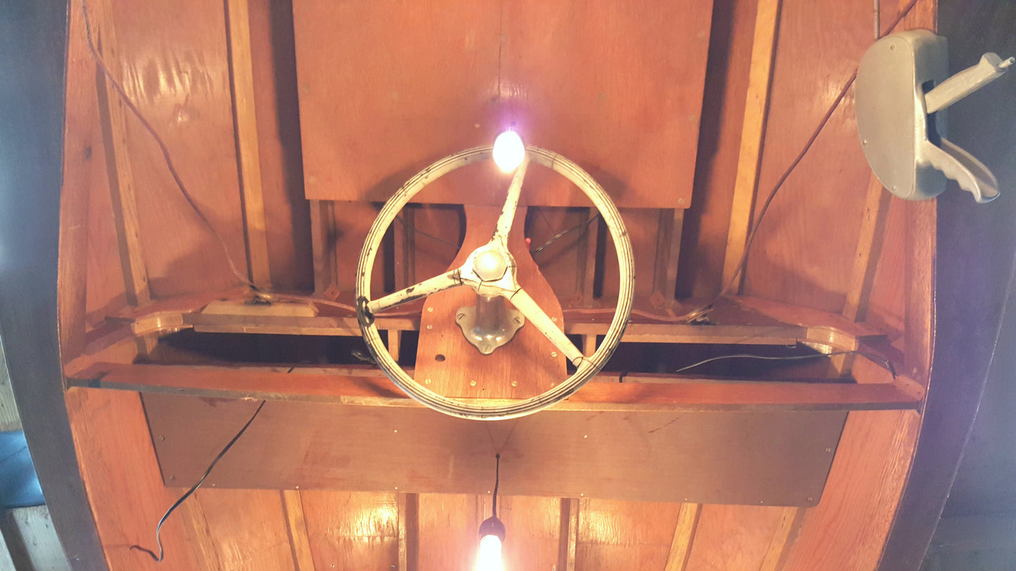 Repurposed Speed Boat Pendant Light