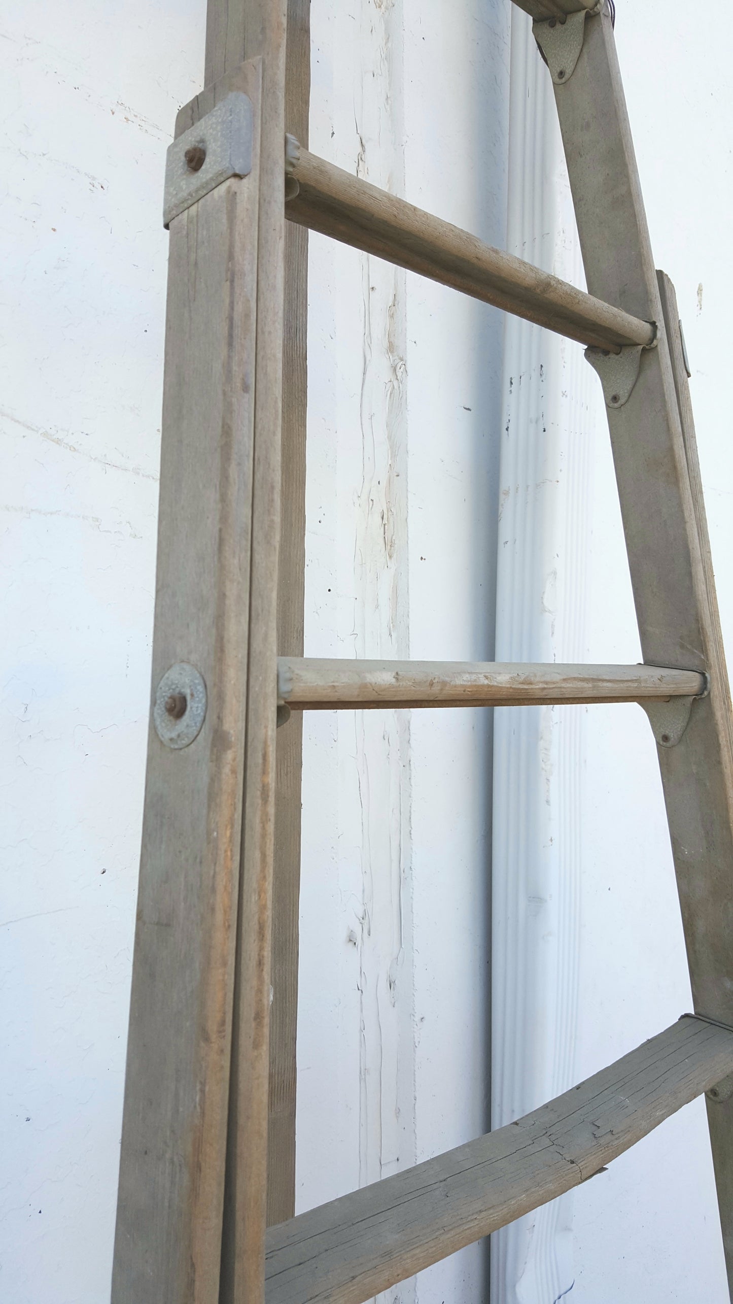 Tall Wooden Orchard Ladder