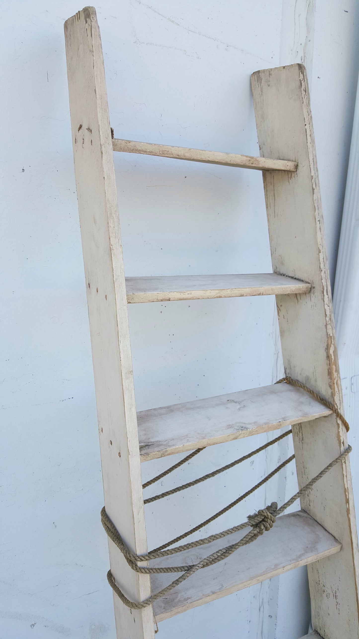 White Wooden Stairs/Ladder