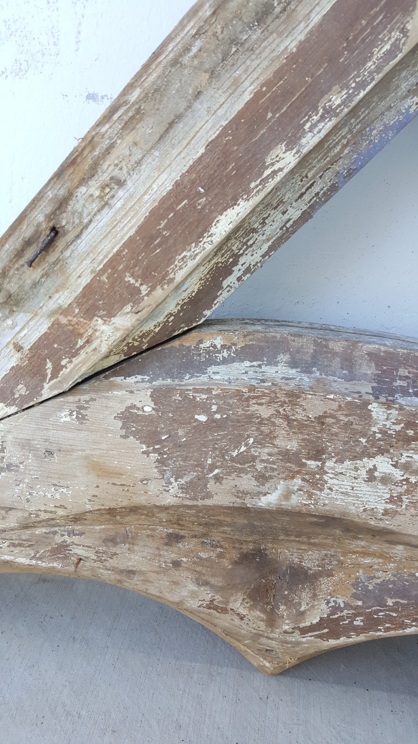 Wooden Triangular Architectural Piece