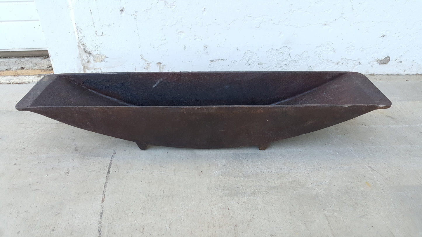 Repurposed Iron Planter (Wheel Quencher)