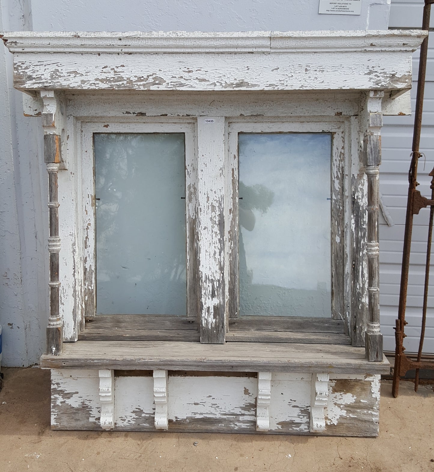 Square 2 Pane Architectural Victorian Window