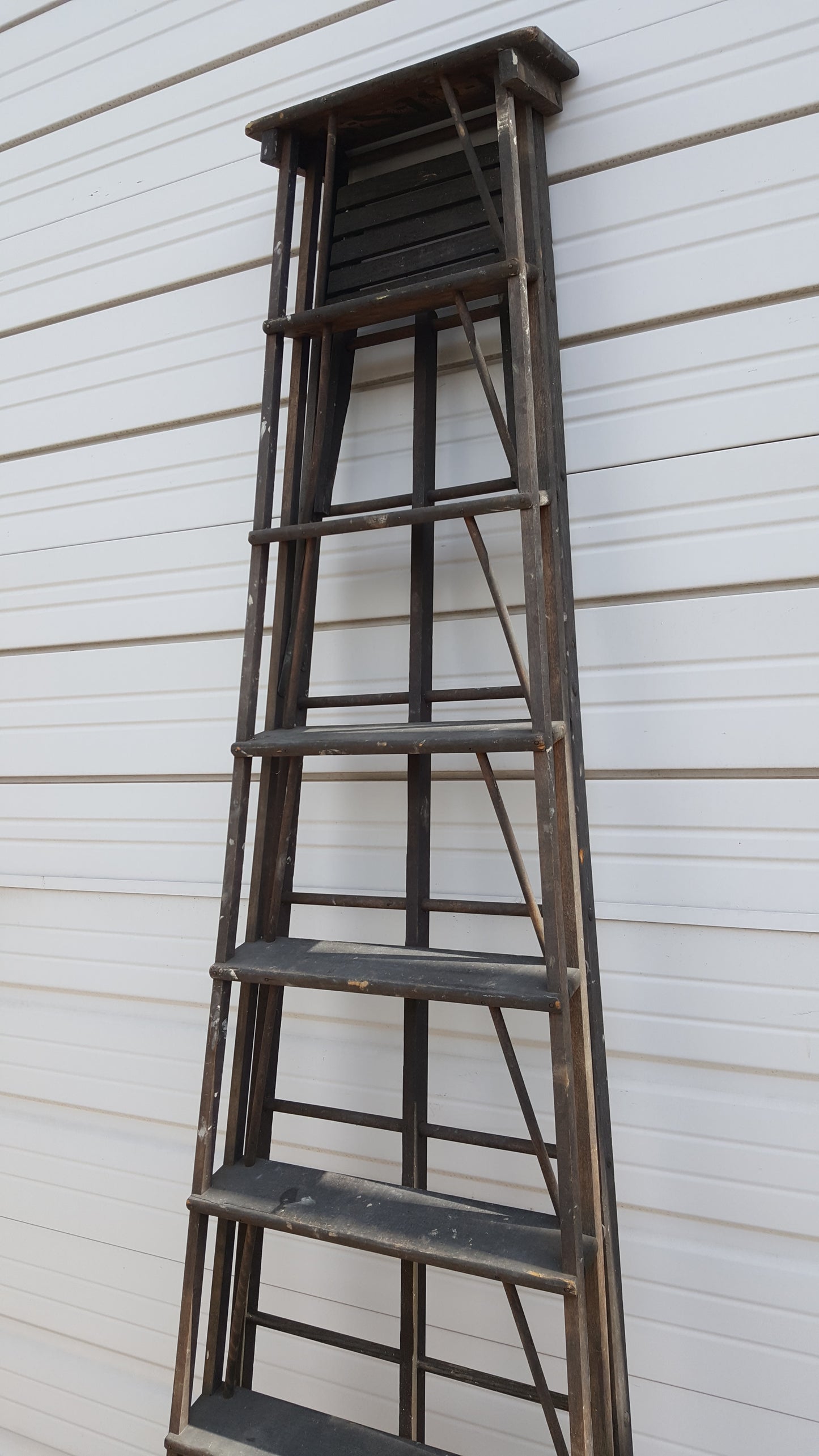 Black Wooden Ladder