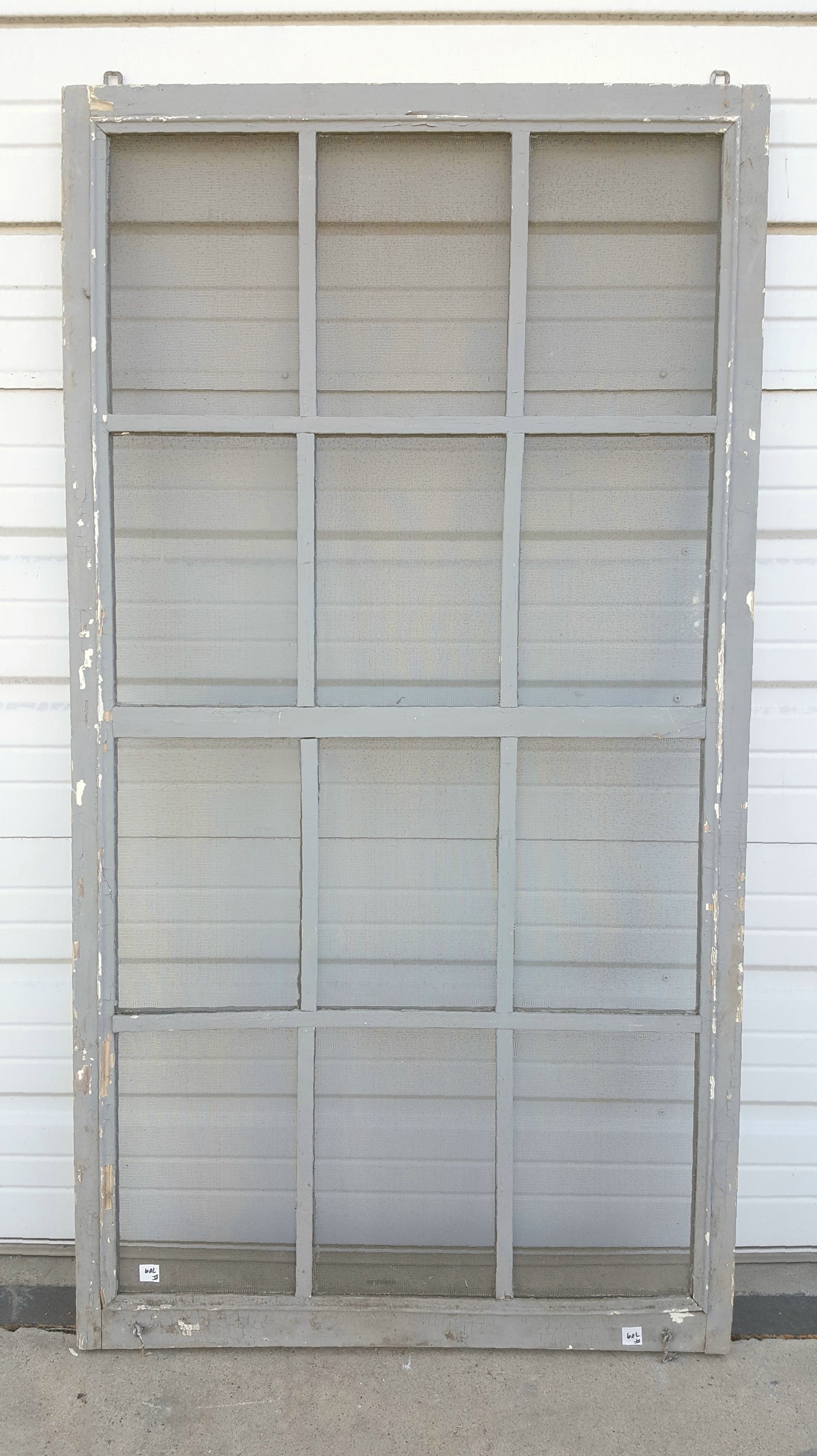 Rectangle 12 Pane Window Screen