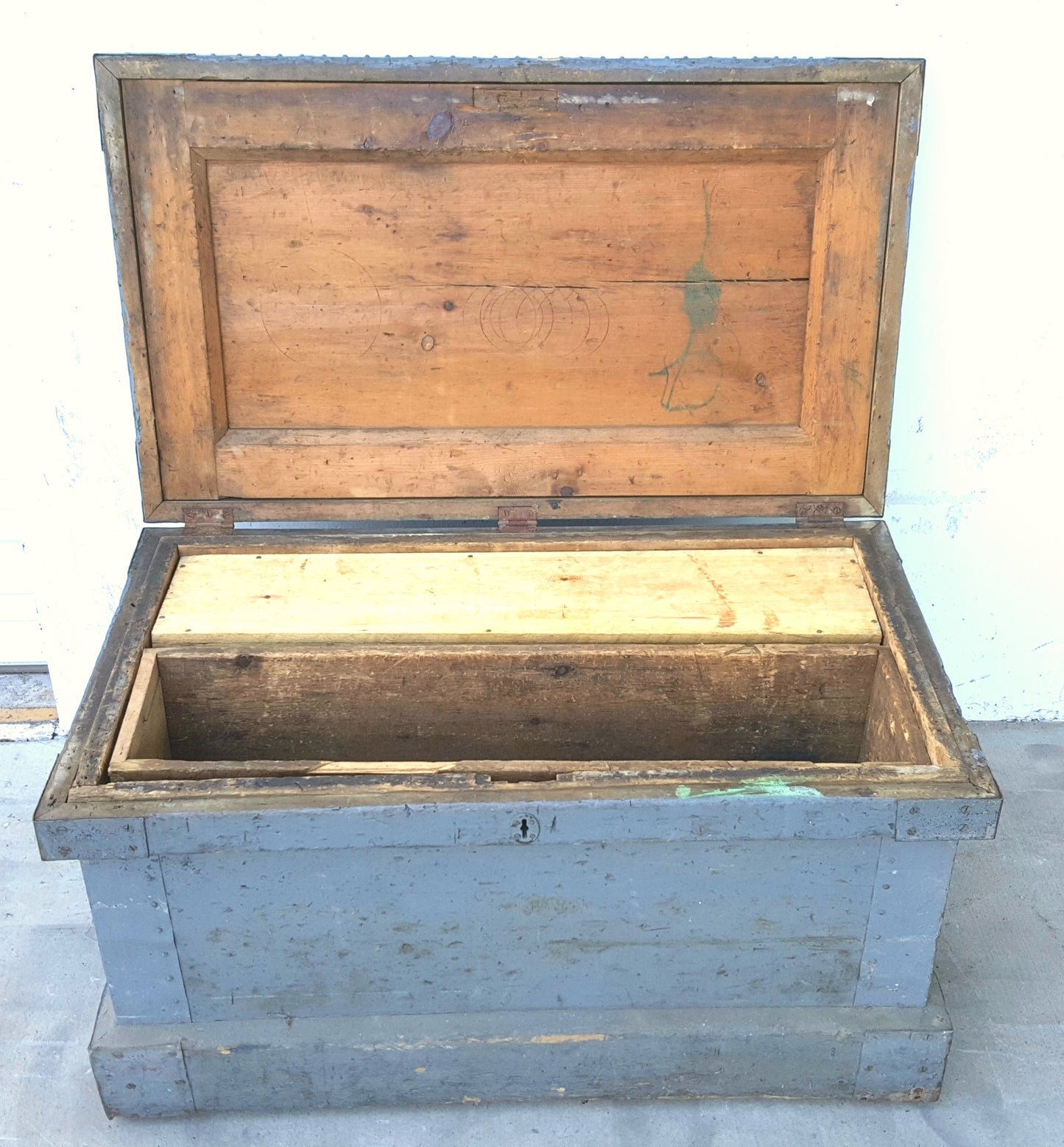 Wooden Carpenter's Trunk