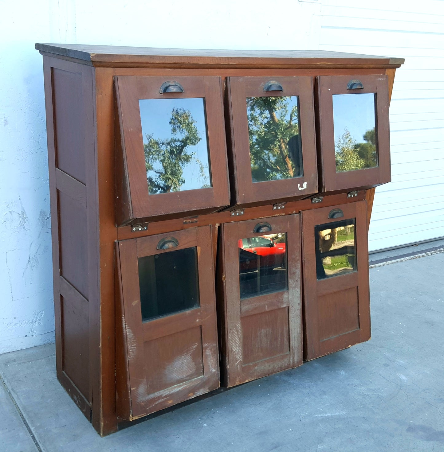 Mercantile Dry Goods Retail Cabinet/Counter with 6 Drawers