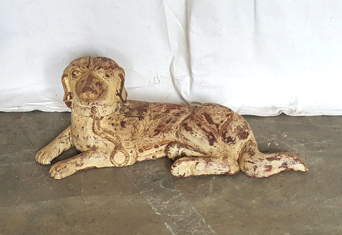 Folk Art Dog Statue