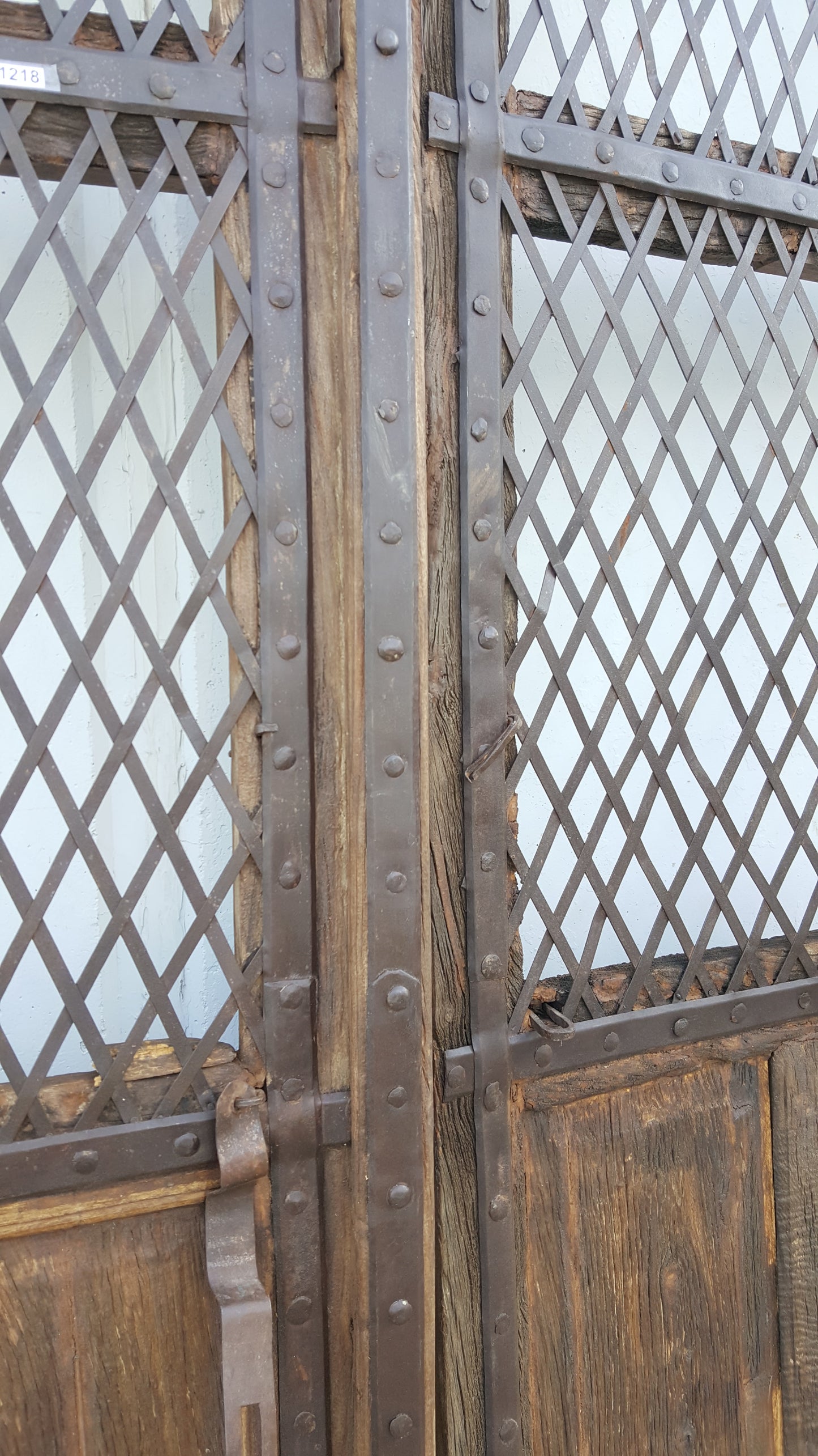 Pair of Wood and Iron Gates