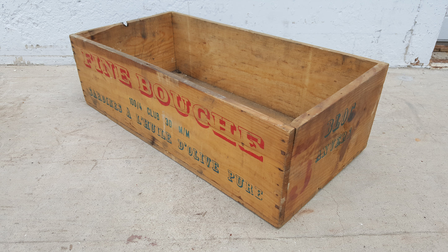 Wooden French Crate