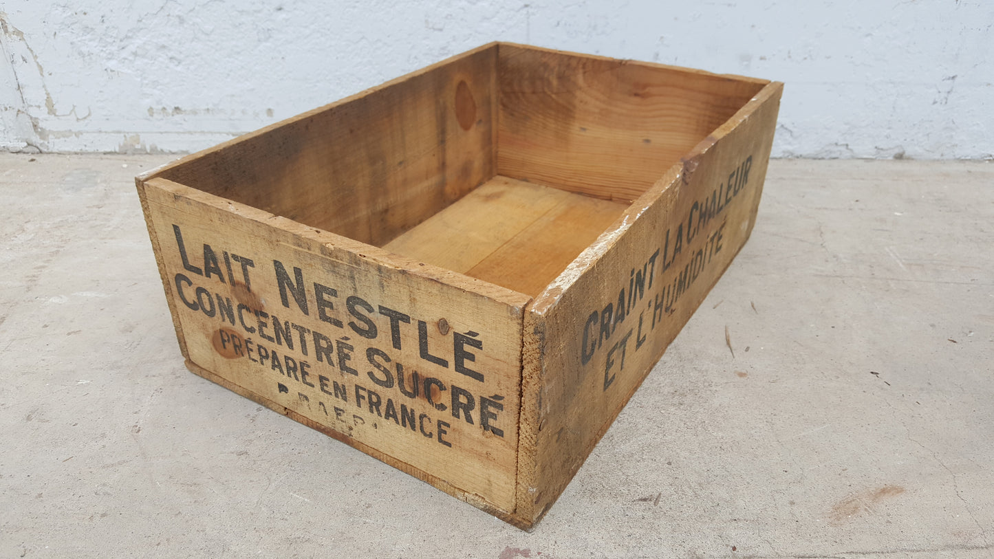 Wooden French Crate