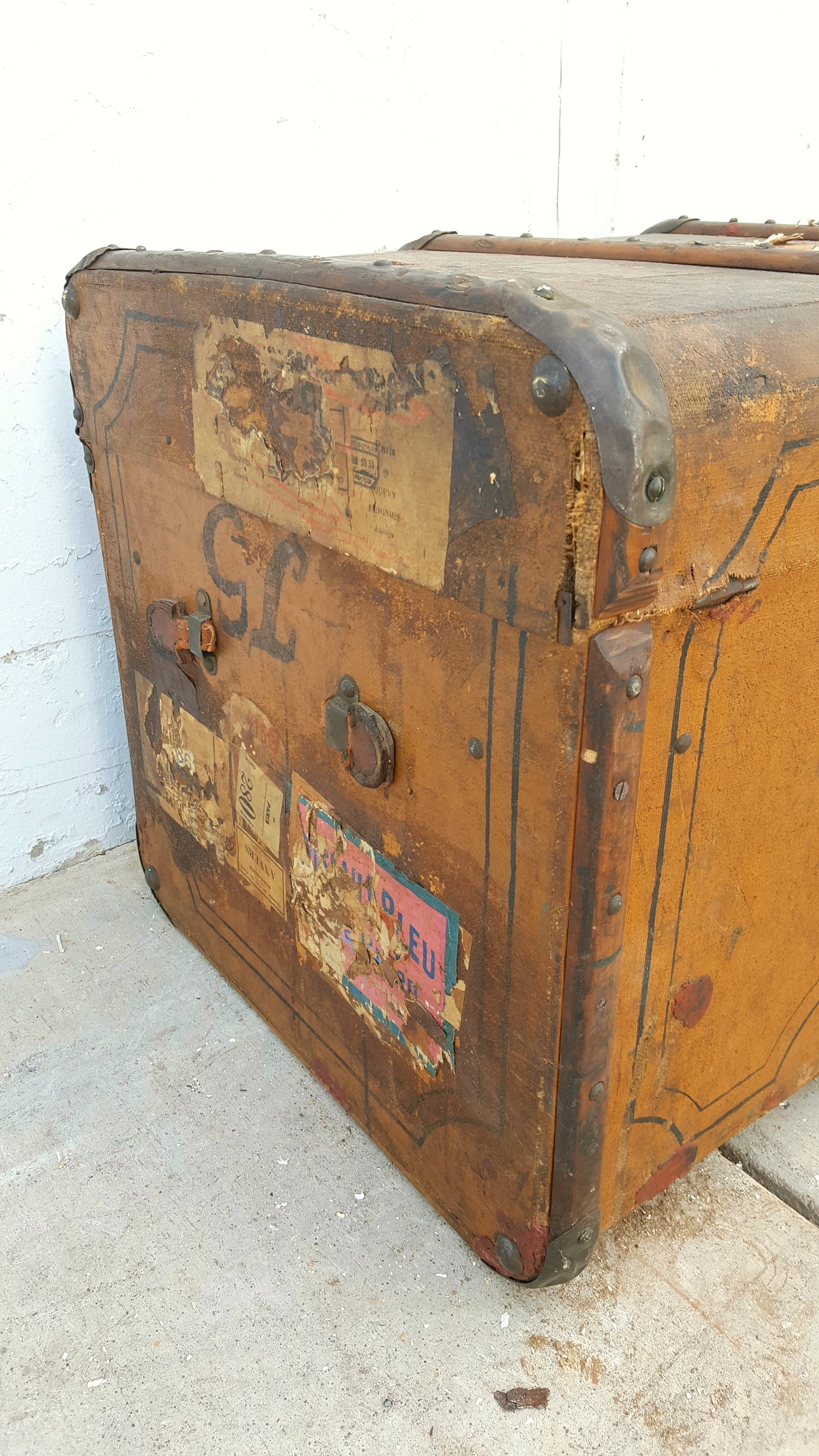 Antique Hard Sided Trunk