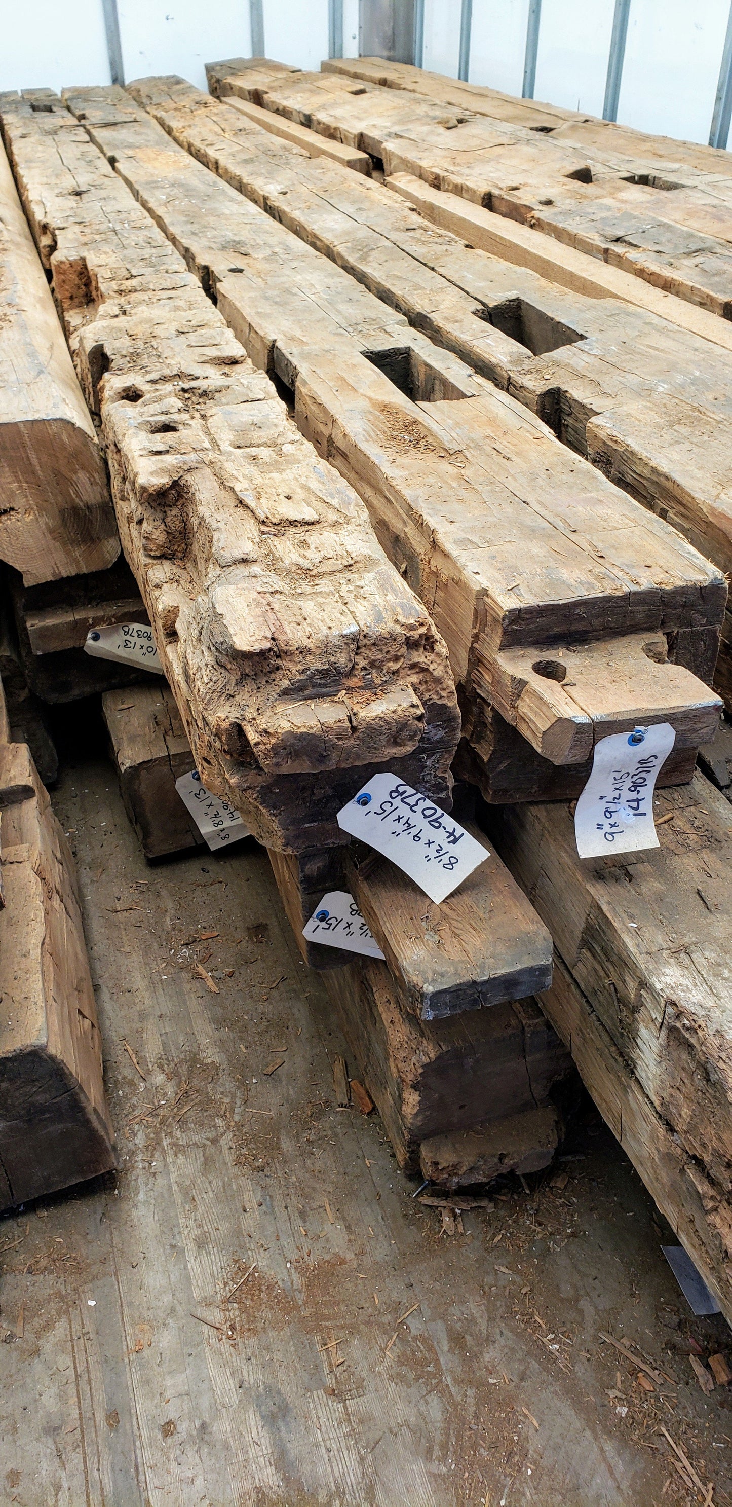 200 Year Old Barn Beam Sold by the Foot (Architectural Salvage)