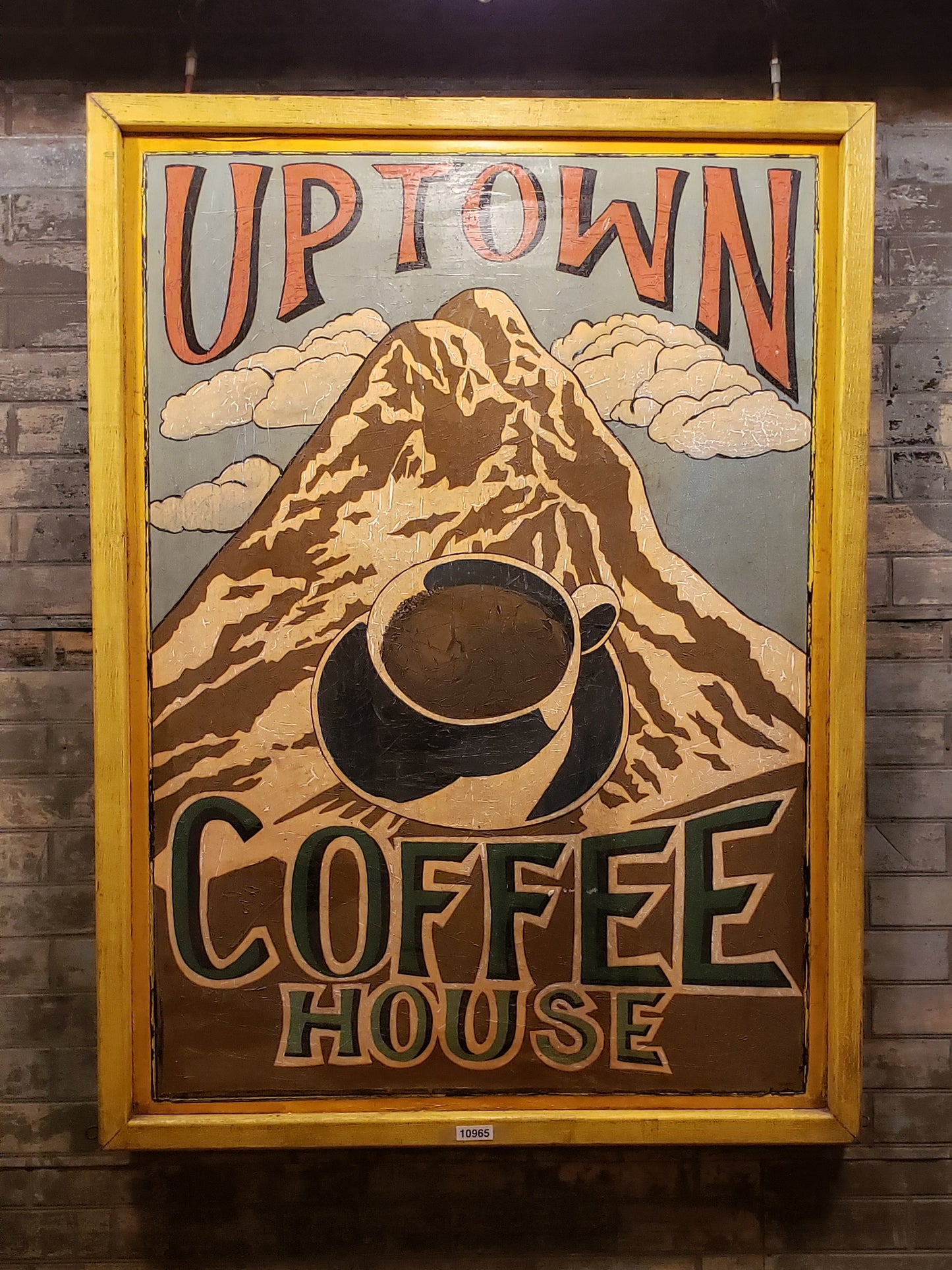 Uptown Coffee House Double Sided Sign