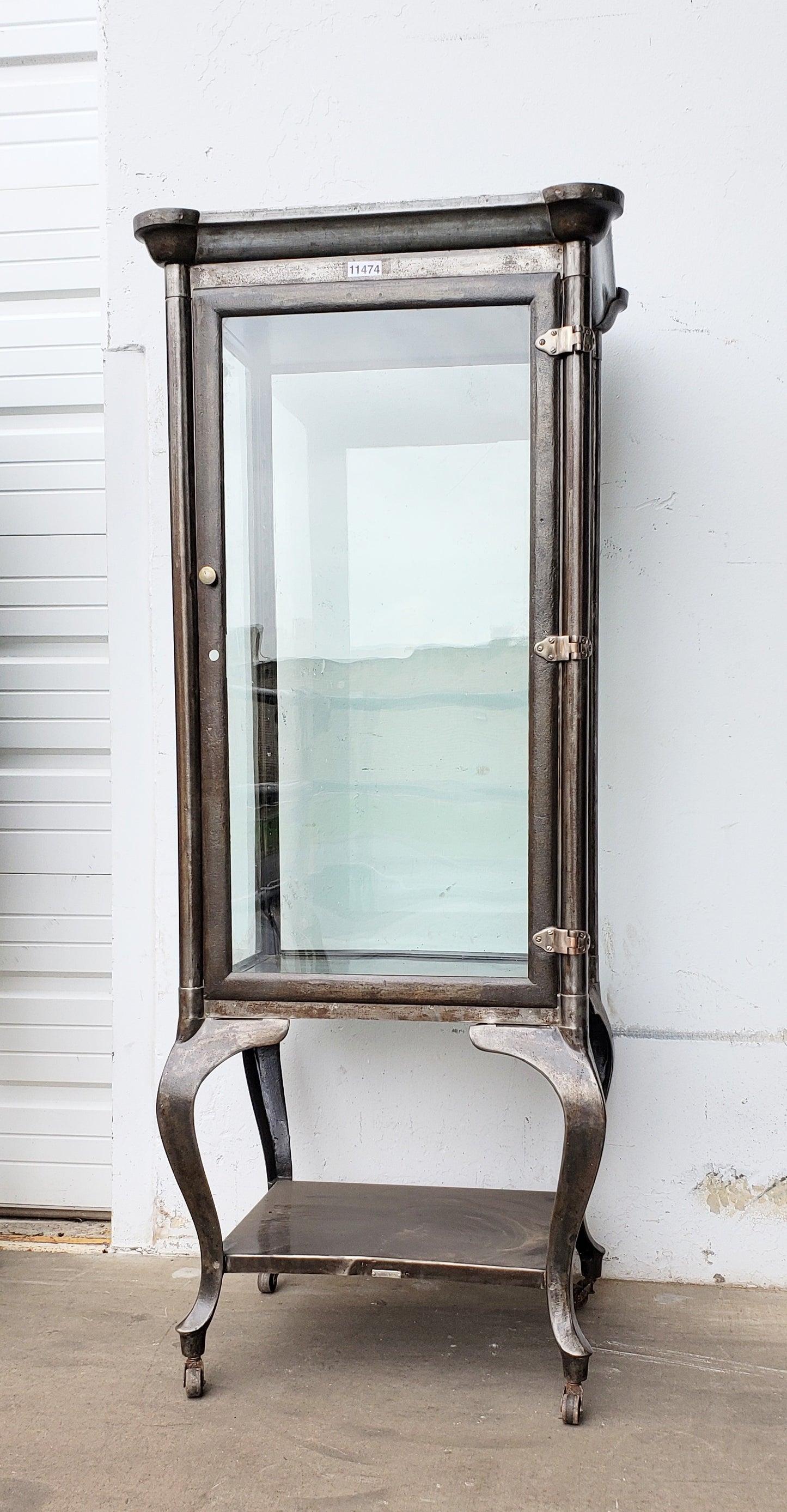 Stripped Stainless Medical Cabinet
