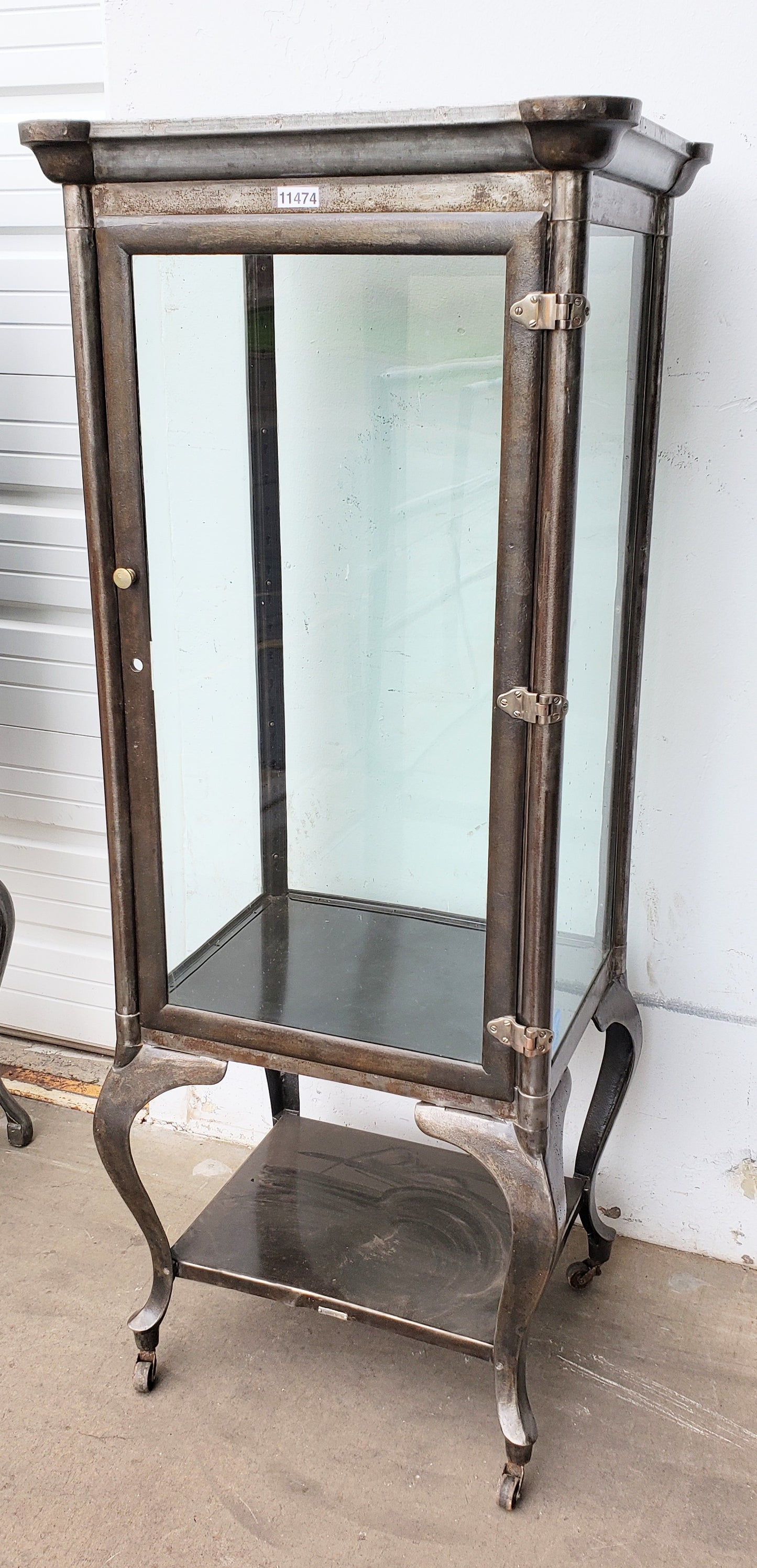 Stripped Stainless Medical Cabinet