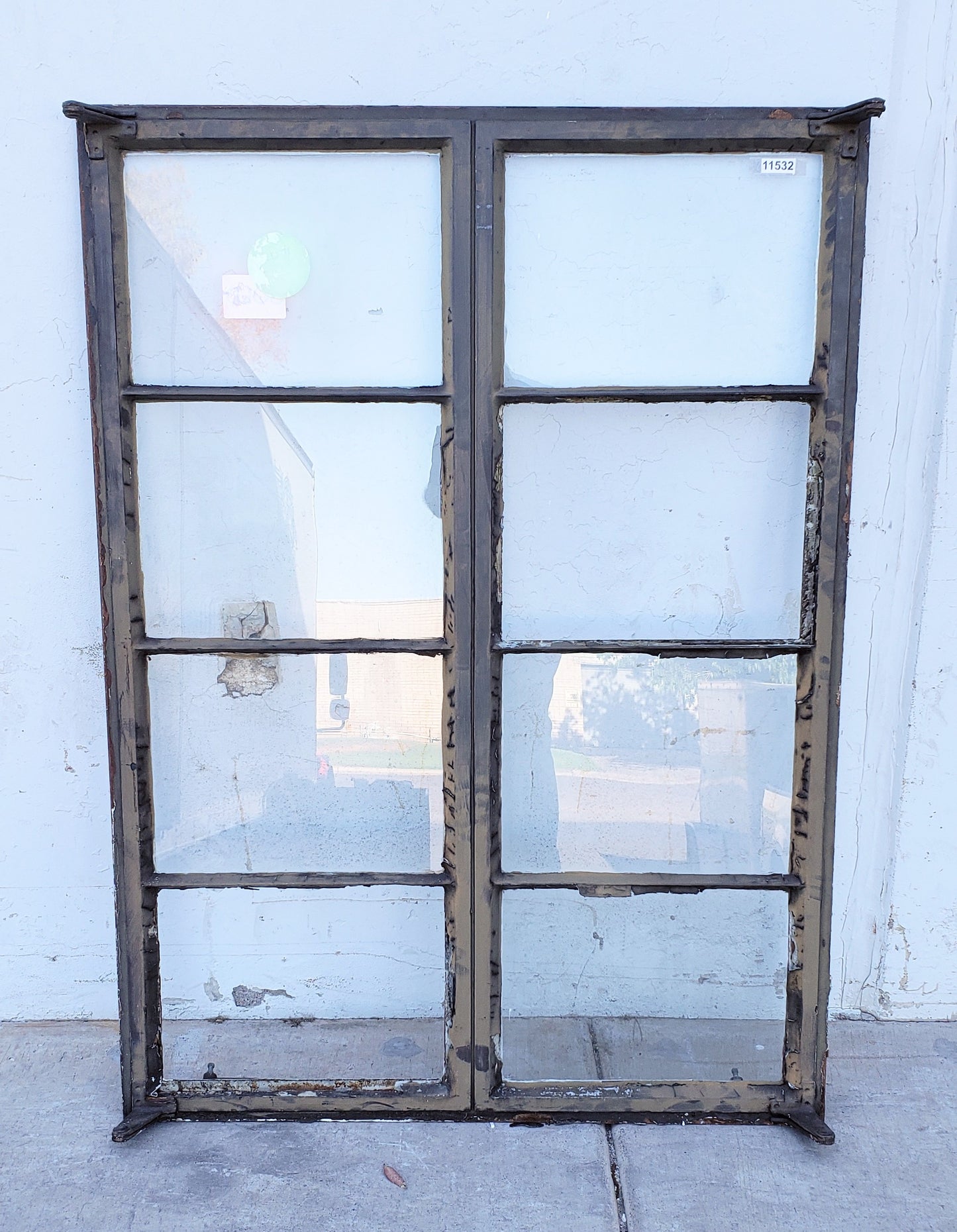 Rectangle 8 Pane Metal Window