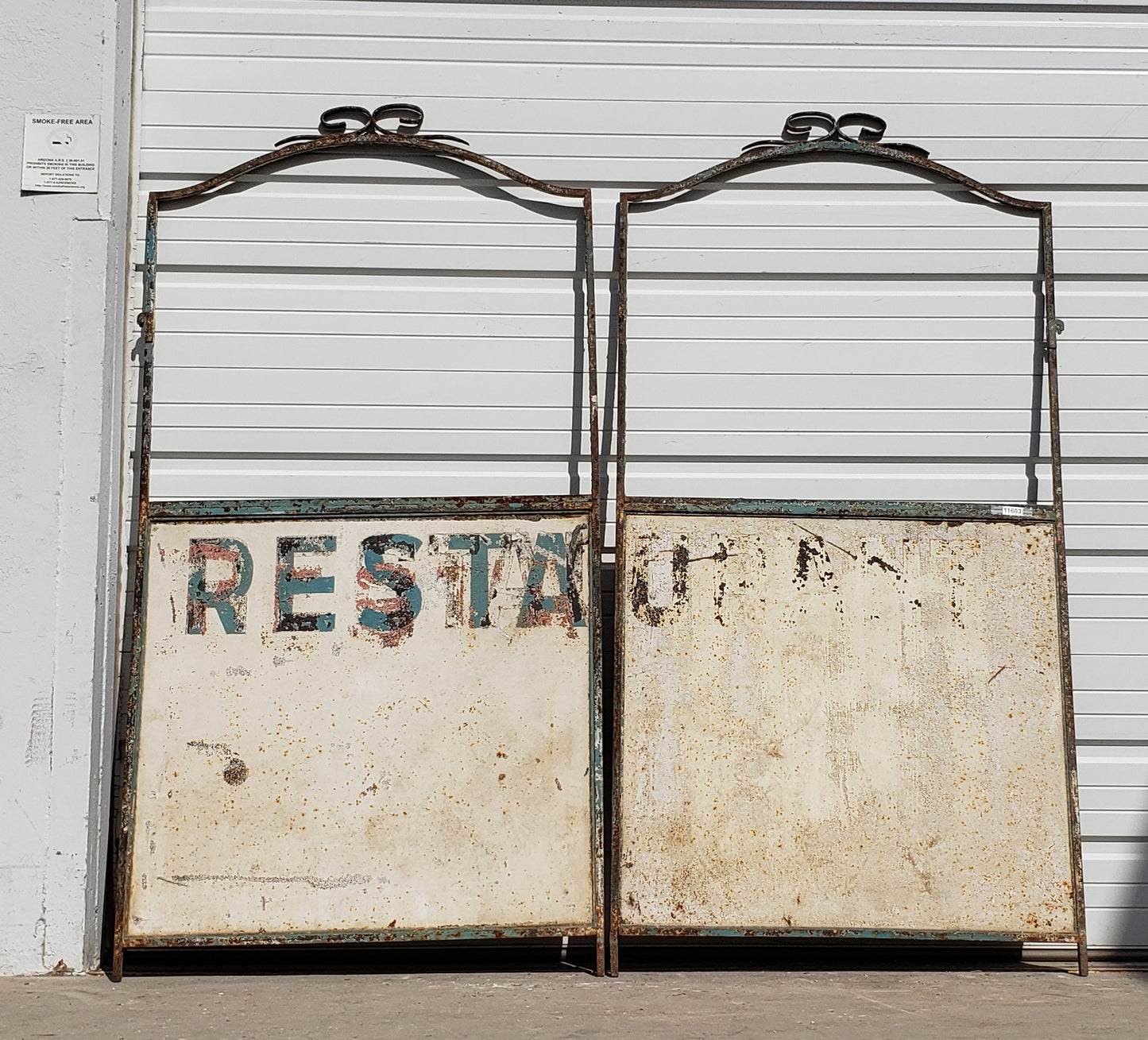 Pair of Iron Restaurant Gates