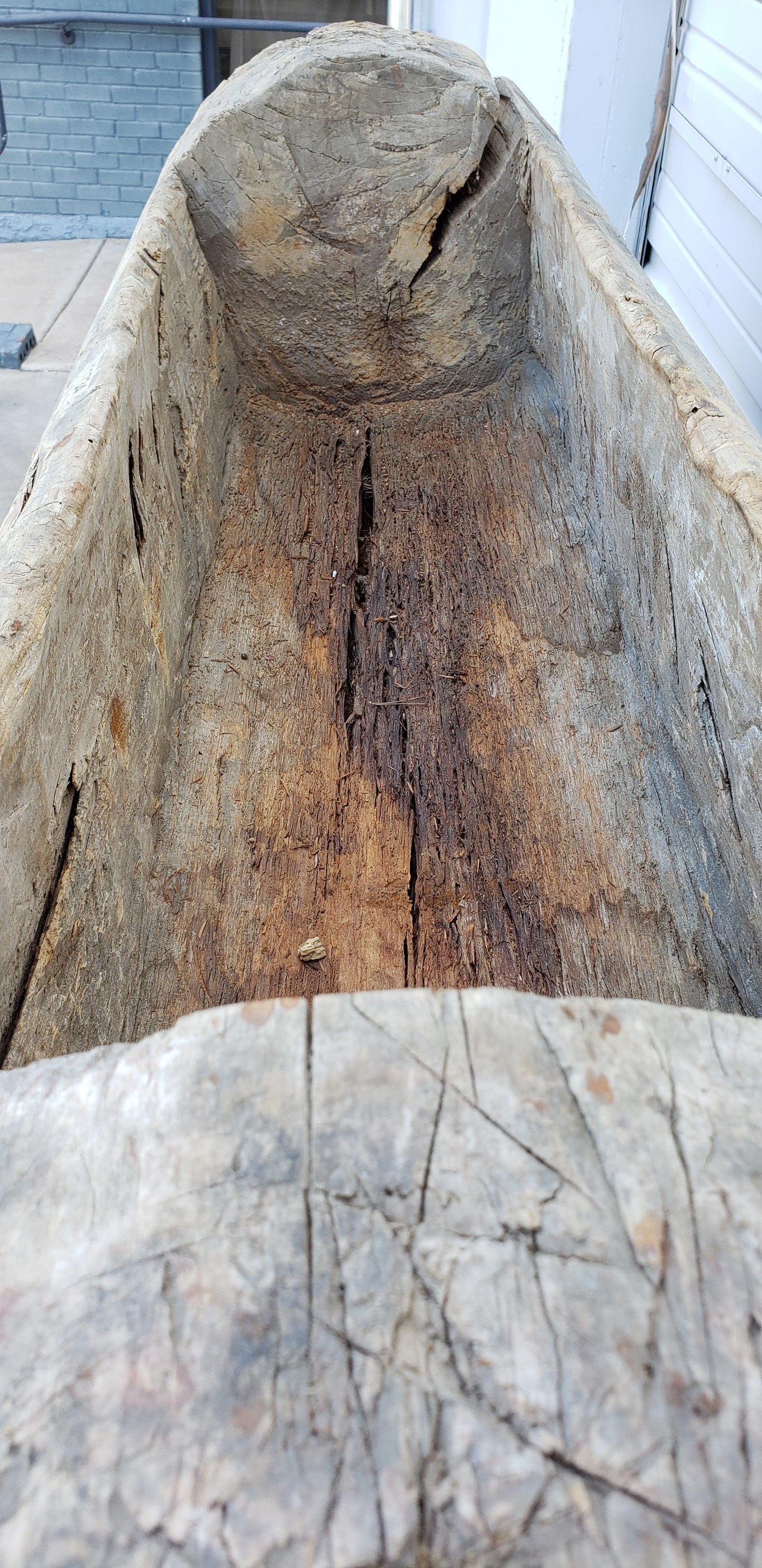 Rustic Wooden Trough