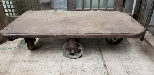 Industrial Iron Coffee Table Trolley