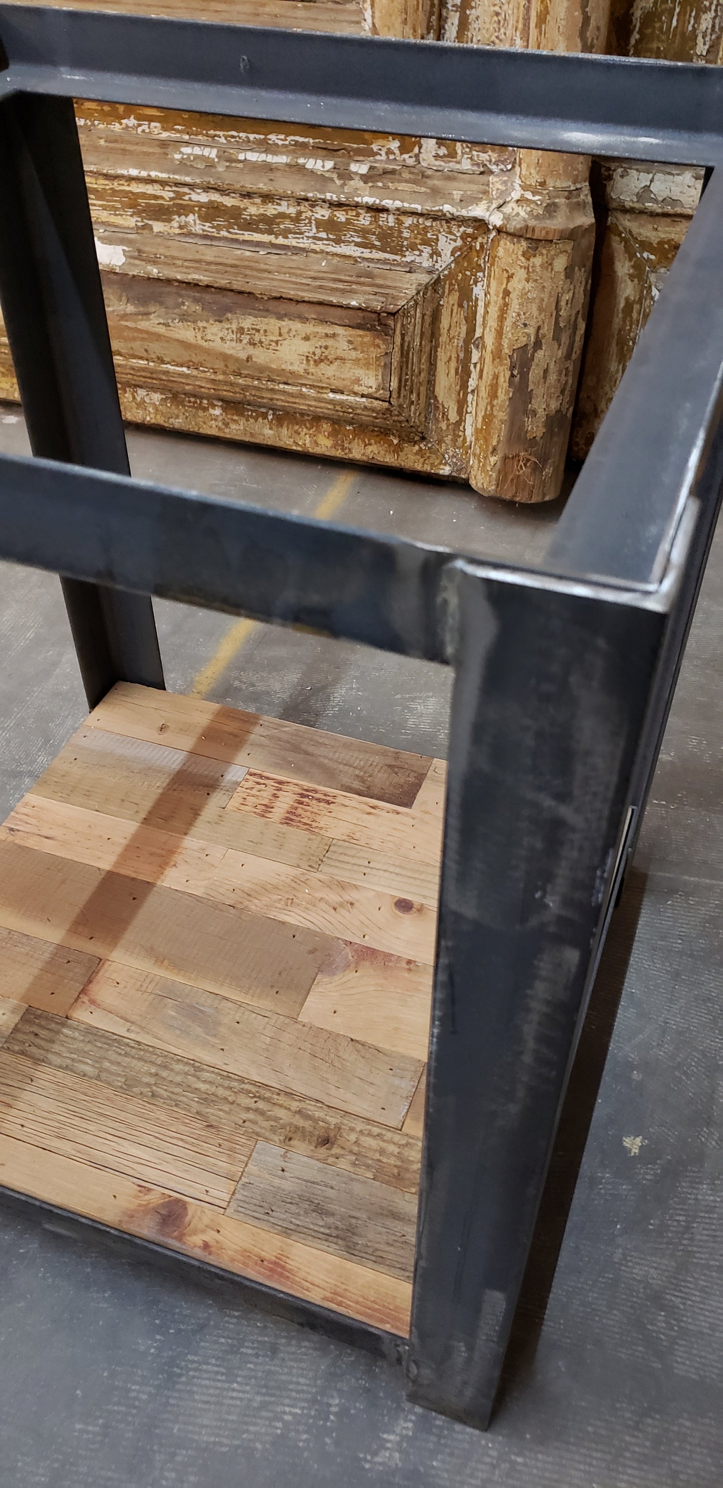 Repurposed Steel Table Base