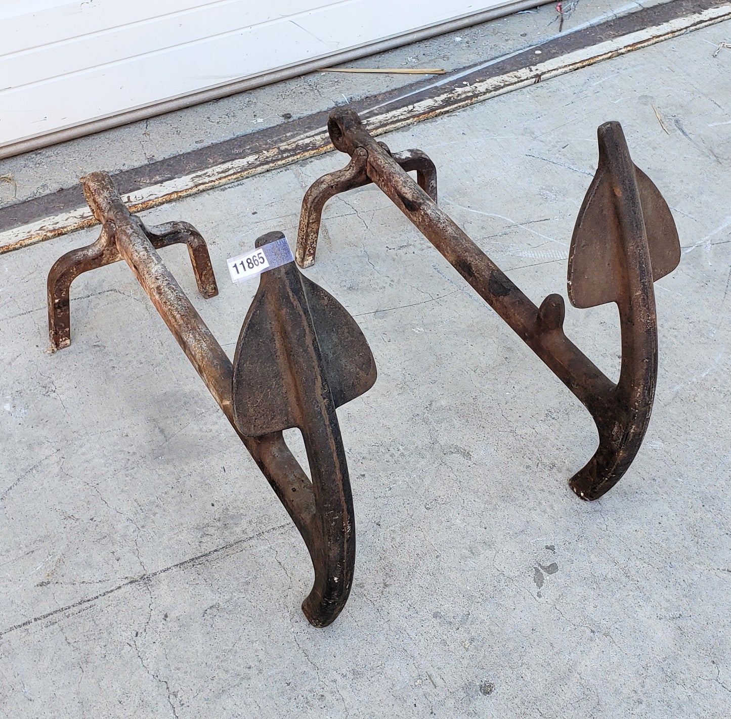 Iron Andirons
