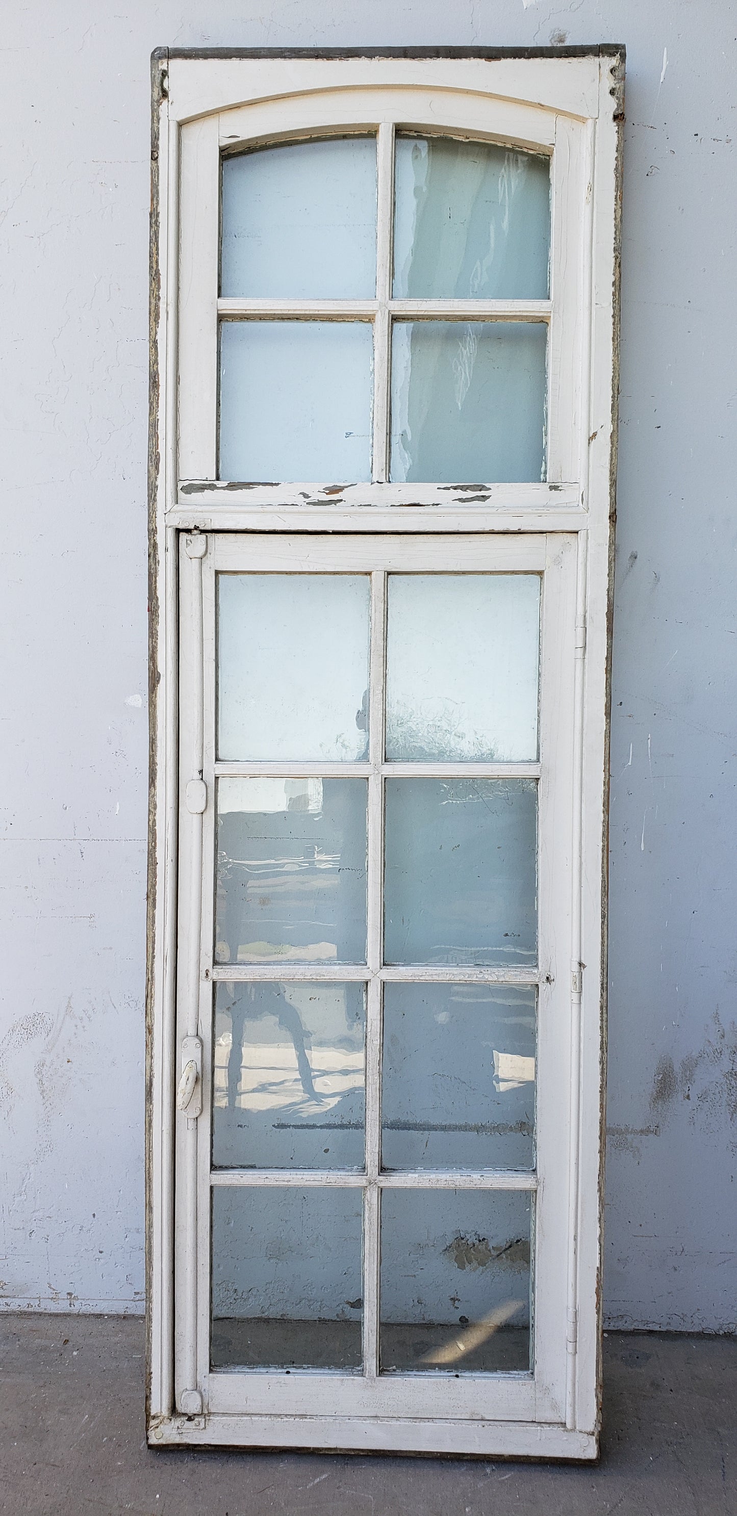 12 Pane Arched French Window with Transom