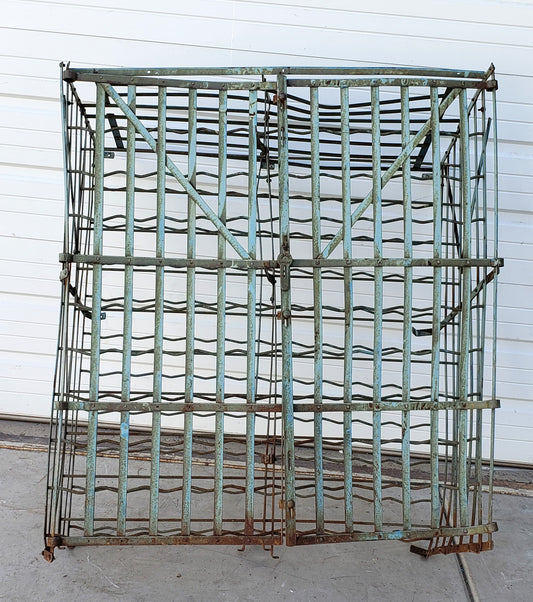 Rigidex French Zinc Wine Cage / Rack