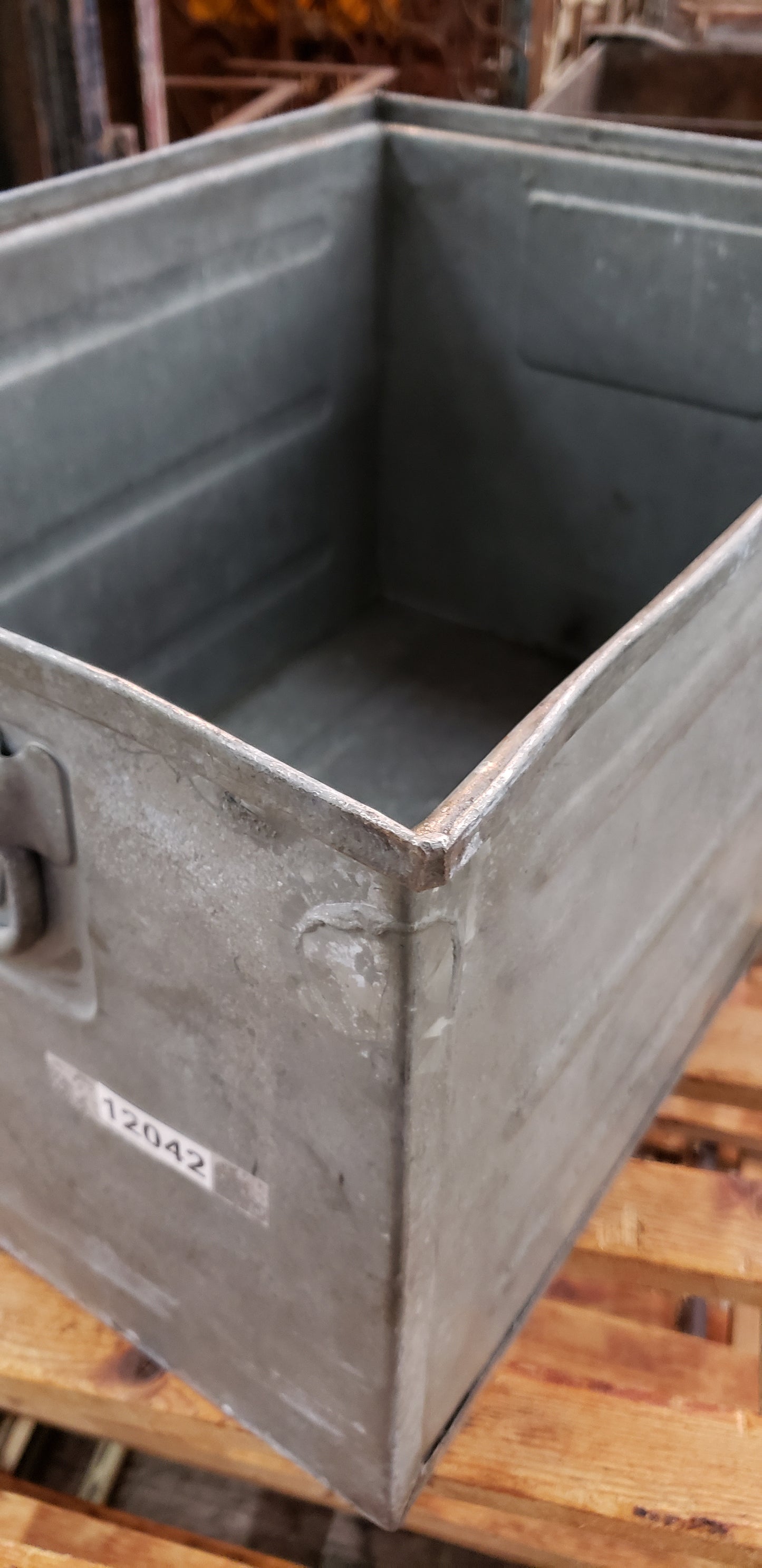Industrial Iron Crate