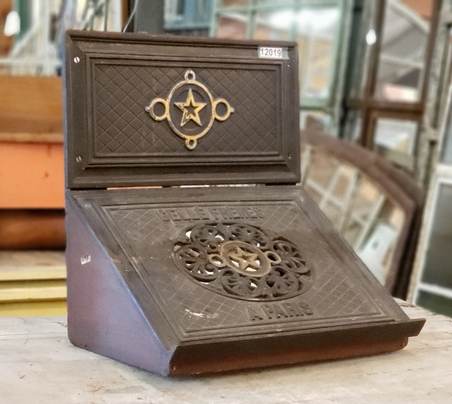 Iron Paris Book Stand/Footrest