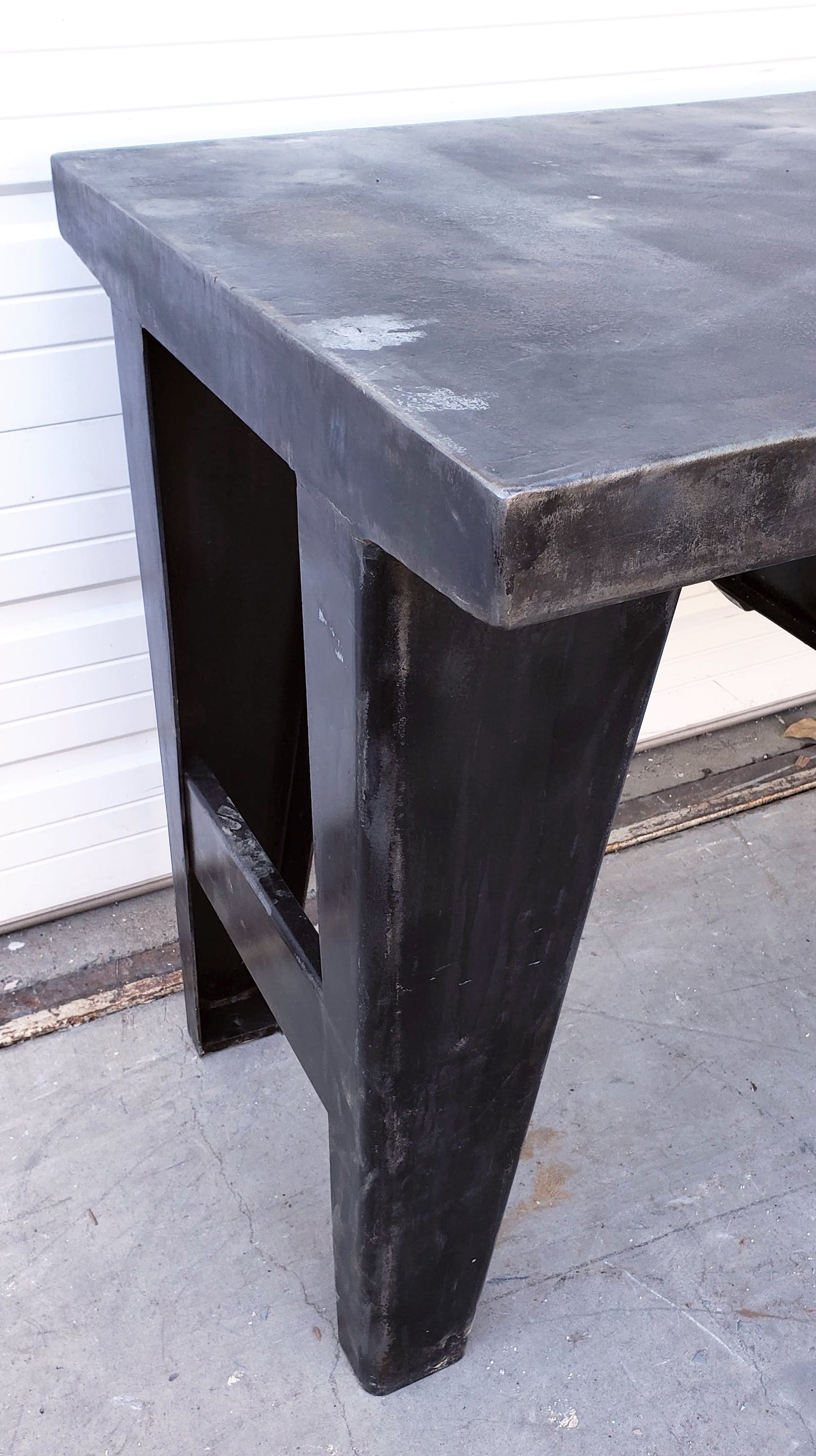 Industrial 6 Drawer Heavy Steel Island Work Table